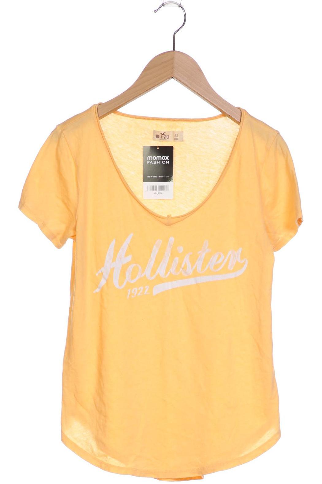 

Hollister Damen T-Shirt, orange, Gr. 34