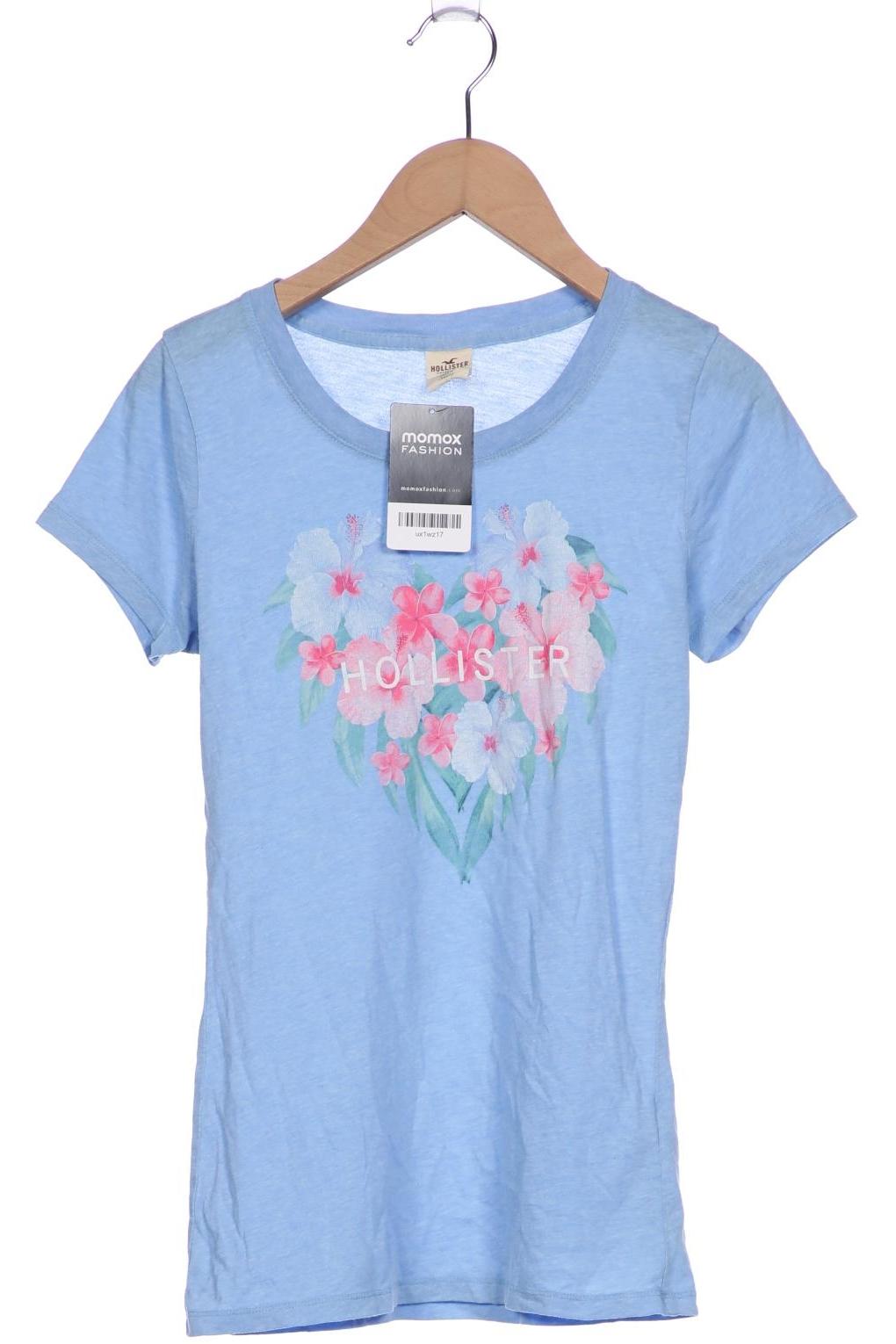 

Hollister Damen T-Shirt, blau, Gr. 36