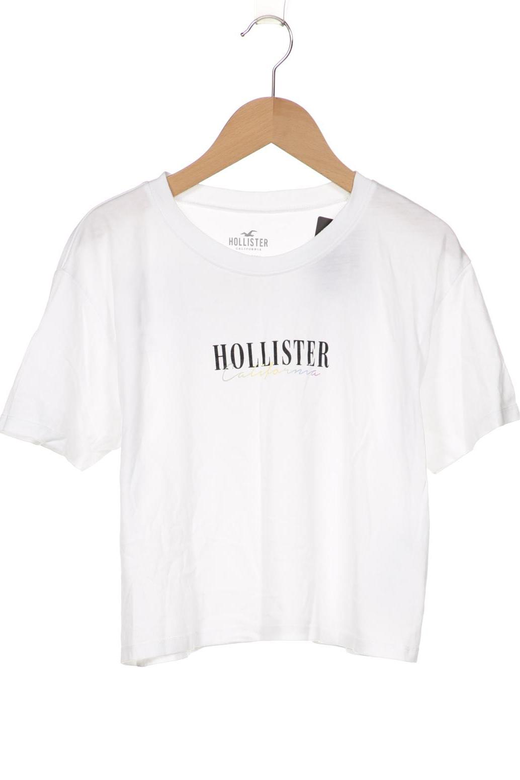 

Hollister Damen T-Shirt, weiß, Gr. 34