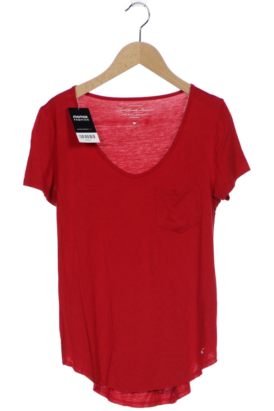 

Hollister Damen T-Shirt, rot, Gr. 34