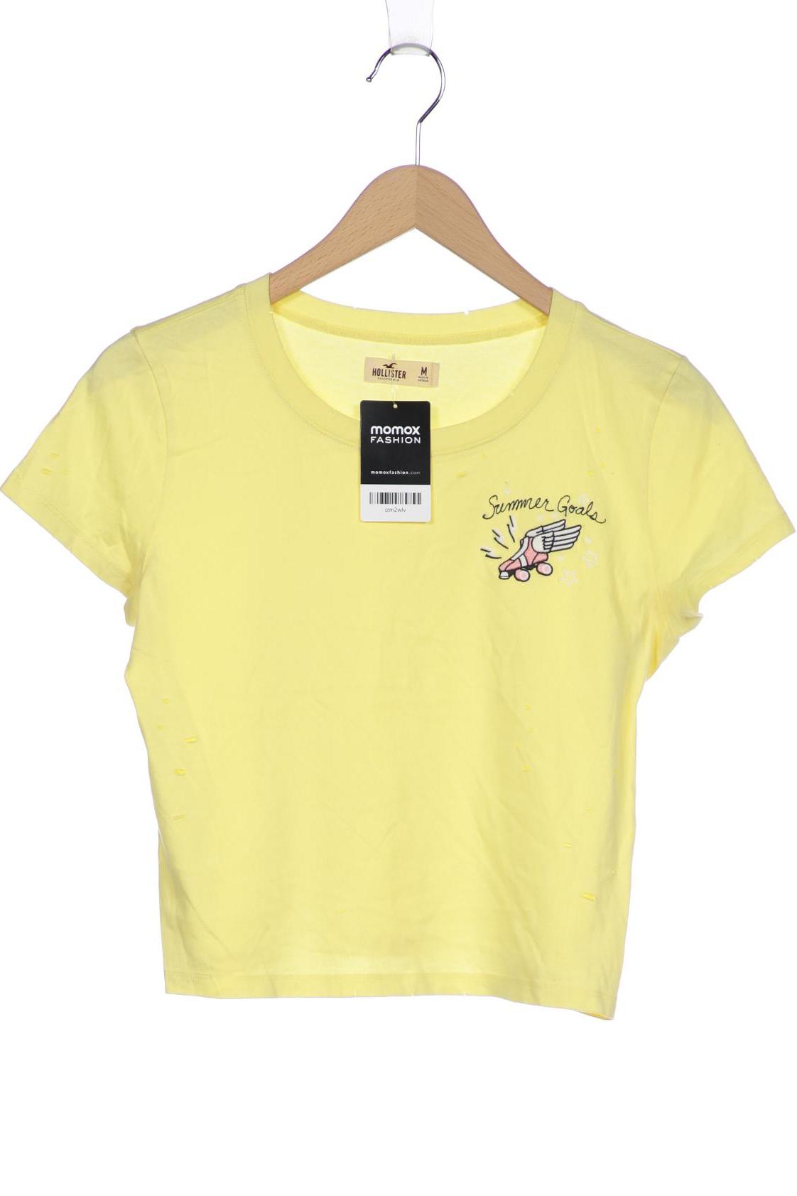 

Hollister Damen T-Shirt, gelb, Gr. 38