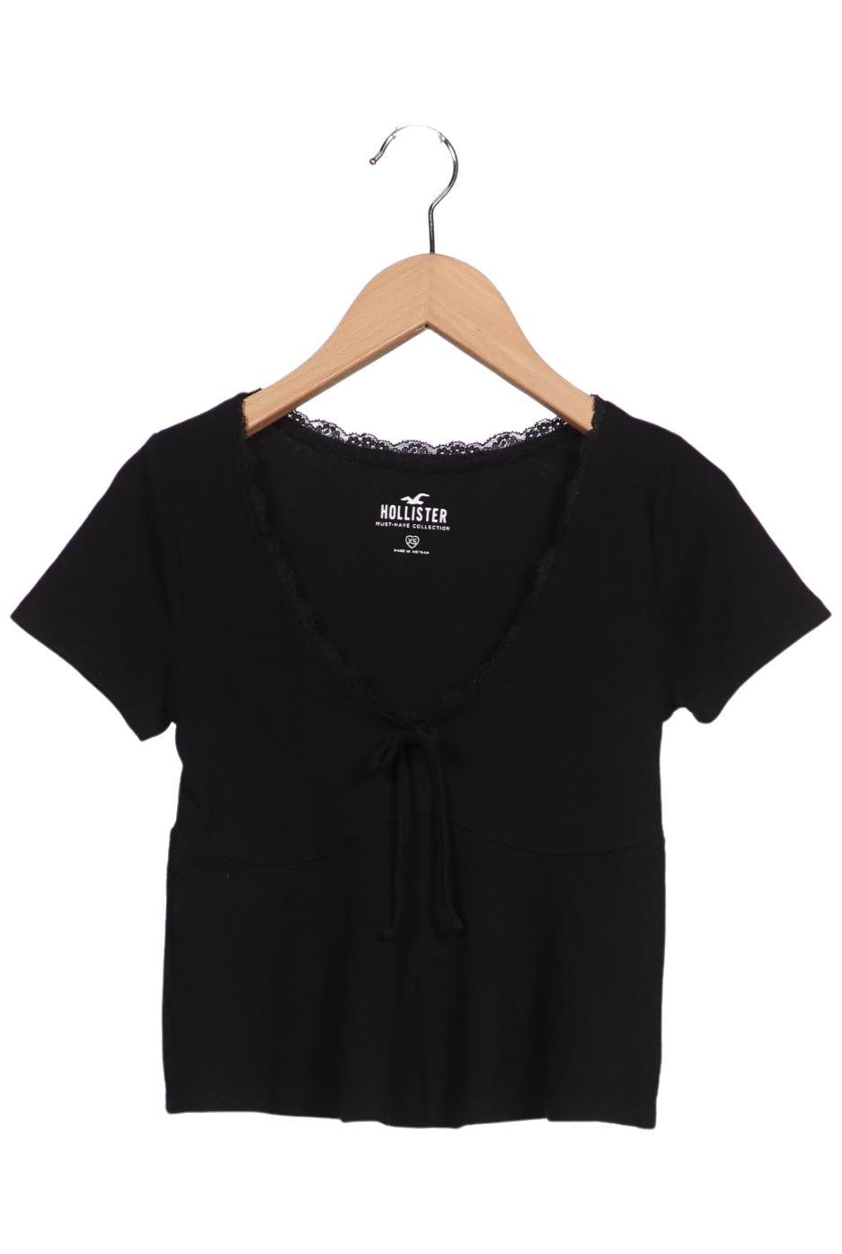 

Hollister Damen T-Shirt, schwarz, Gr. 34