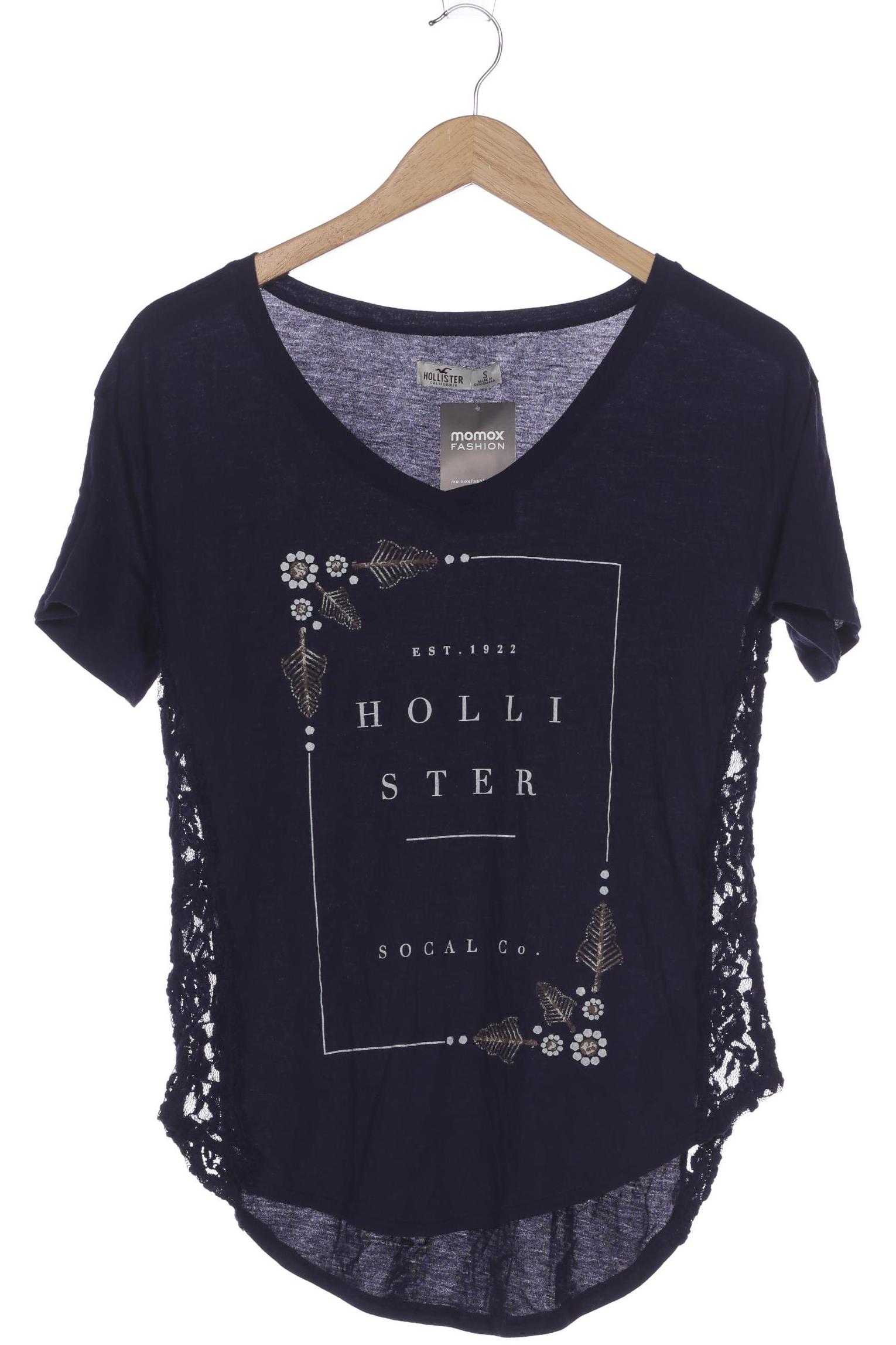

Hollister Damen T-Shirt, blau, Gr. 36