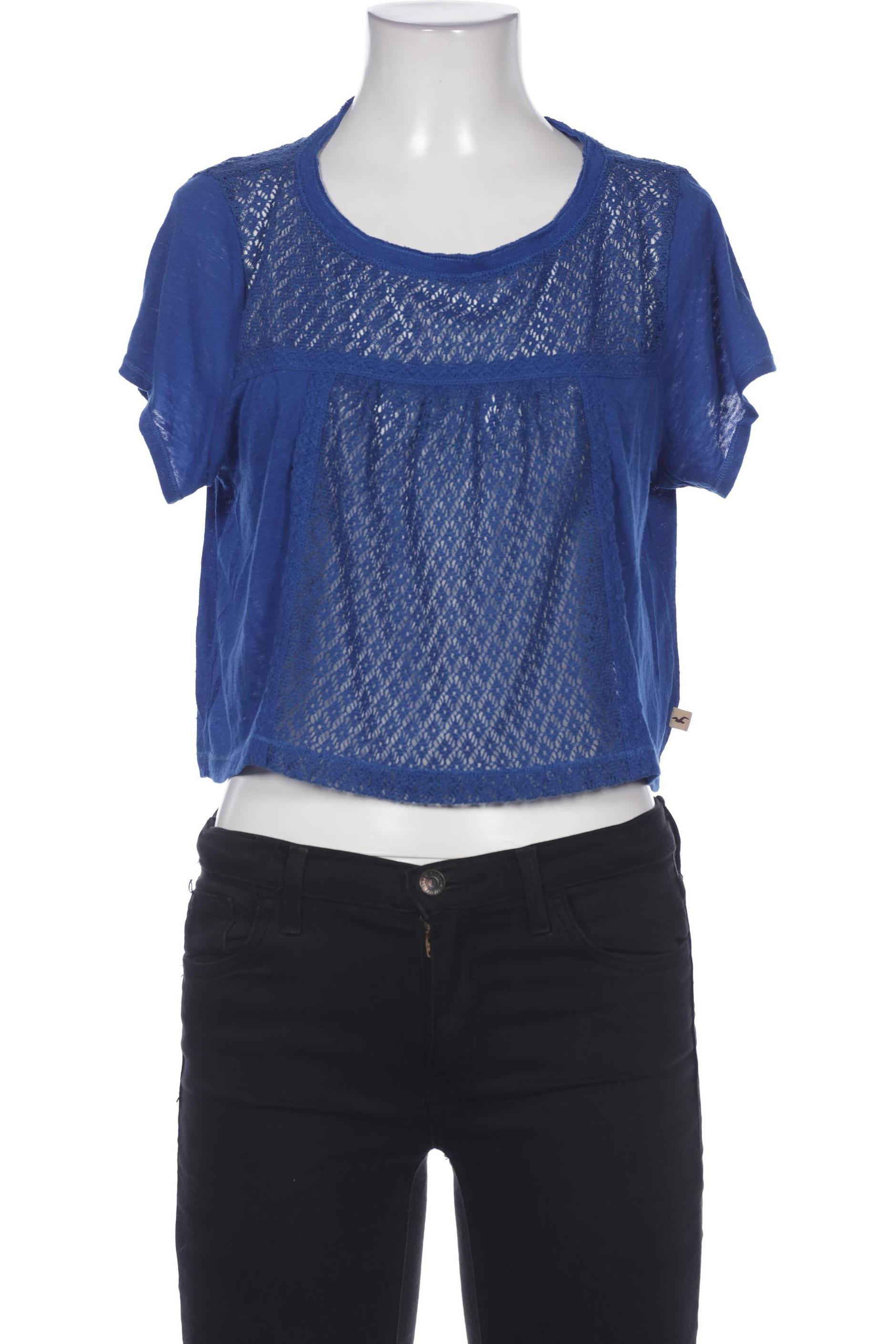 

Hollister Damen T-Shirt, blau, Gr. 36