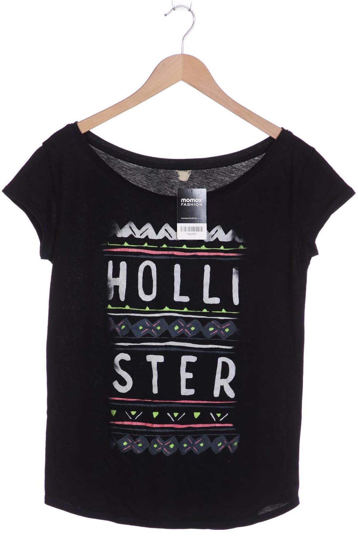 

Hollister Damen T-Shirt, schwarz