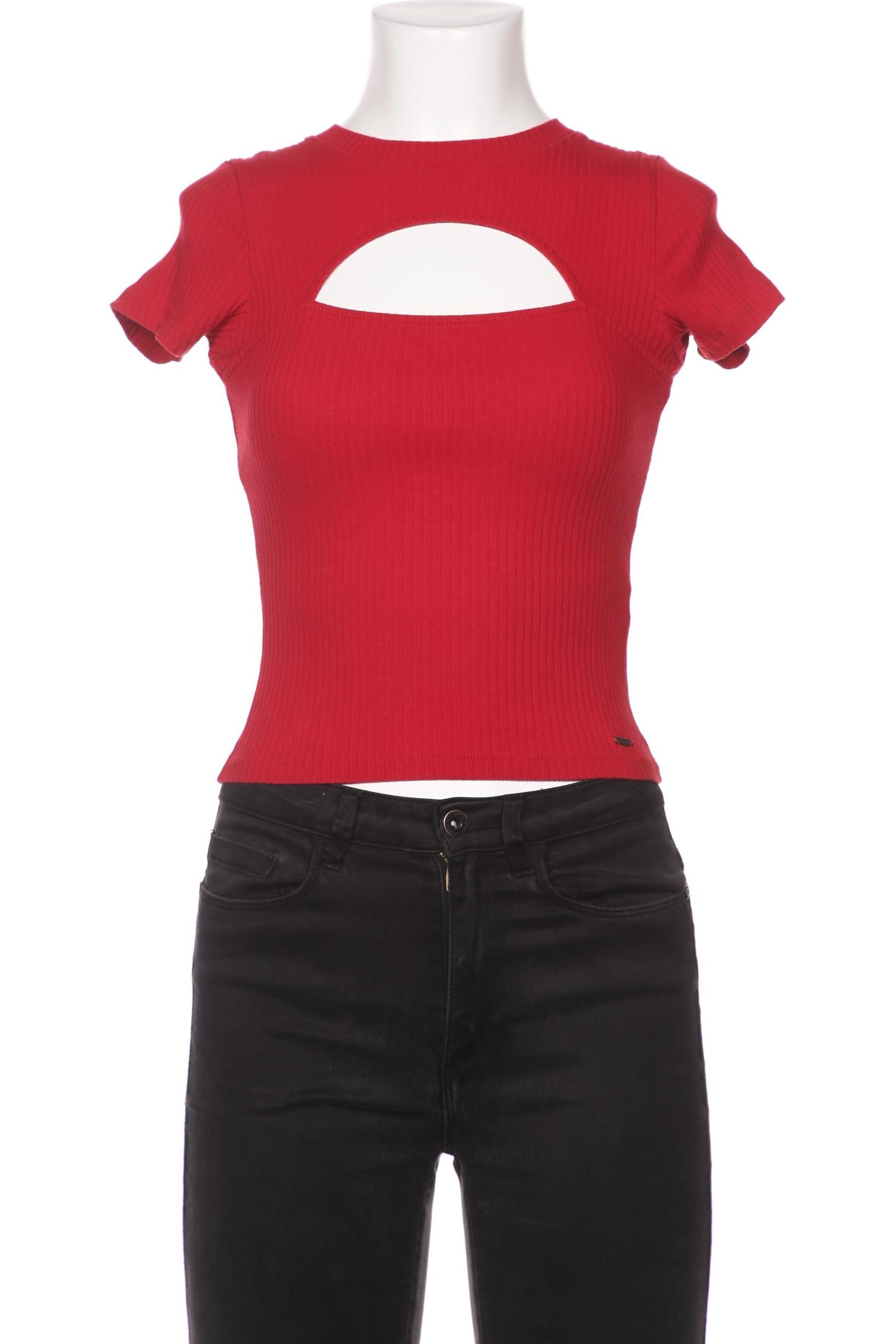 

Hollister Damen T-Shirt, rot, Gr. 34