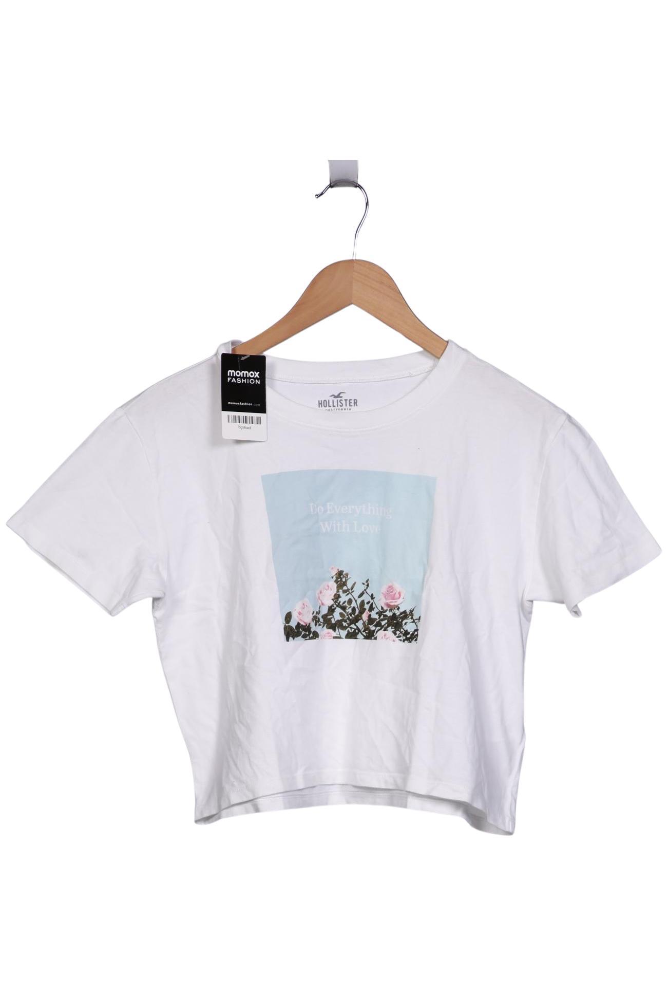 

Hollister Damen T-Shirt, weiß, Gr. 36