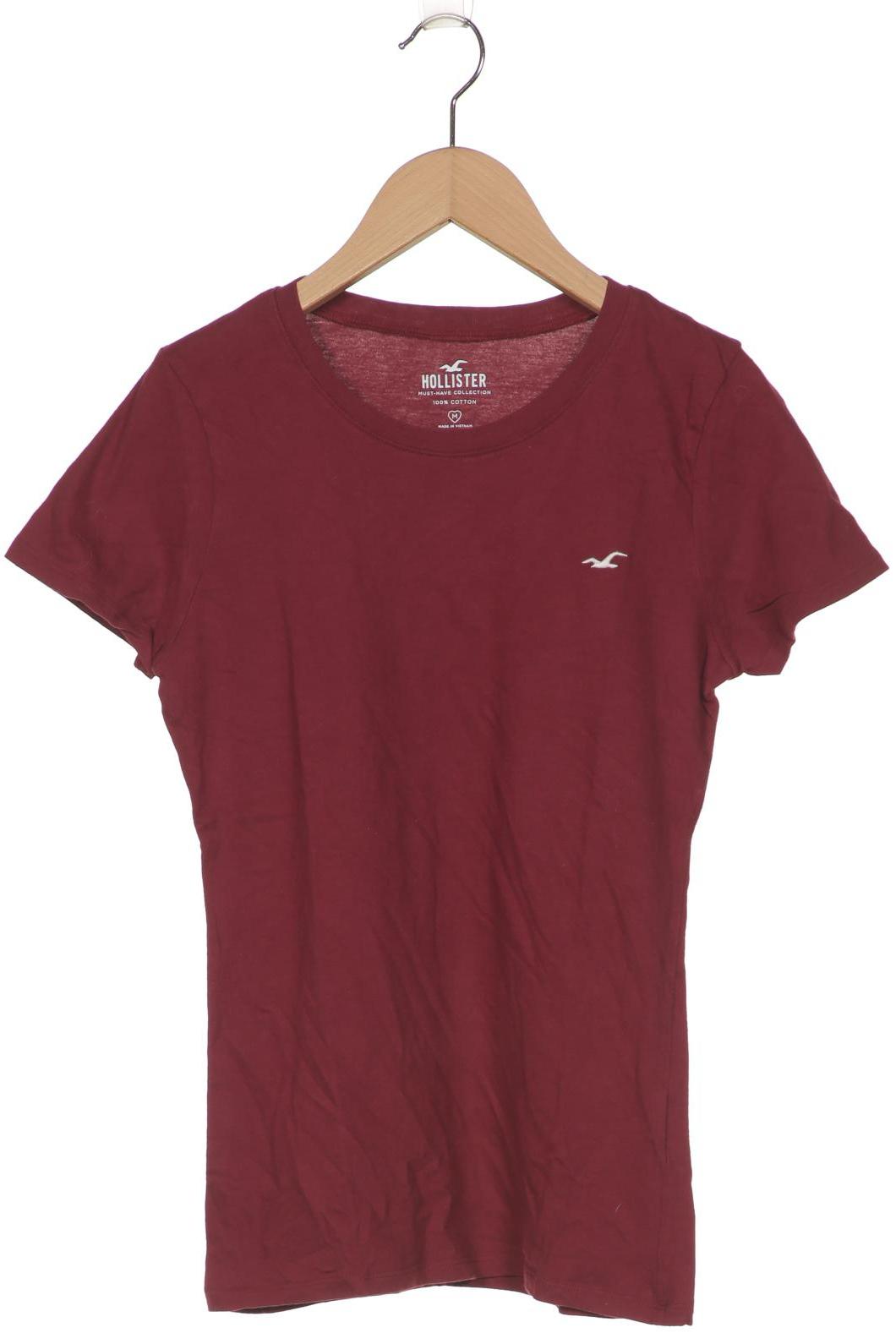 

Hollister Damen T-Shirt, bordeaux, Gr. 38