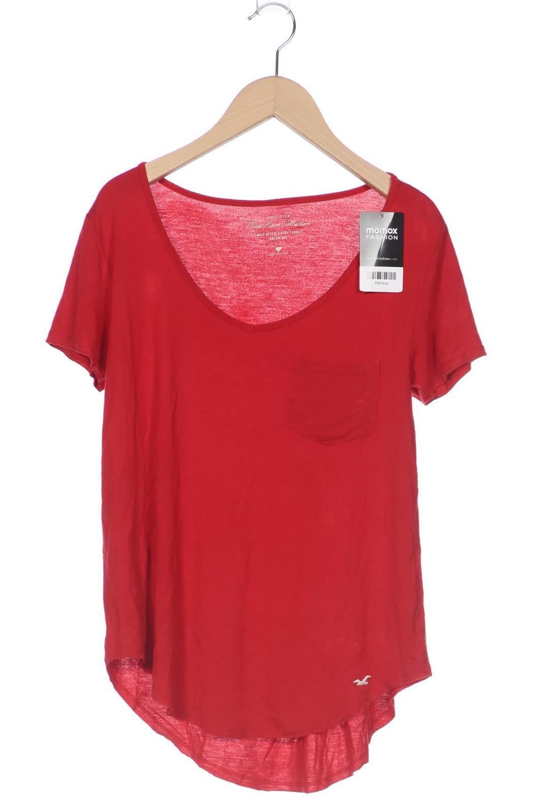 

Hollister Damen T-Shirt, rot, Gr. 34