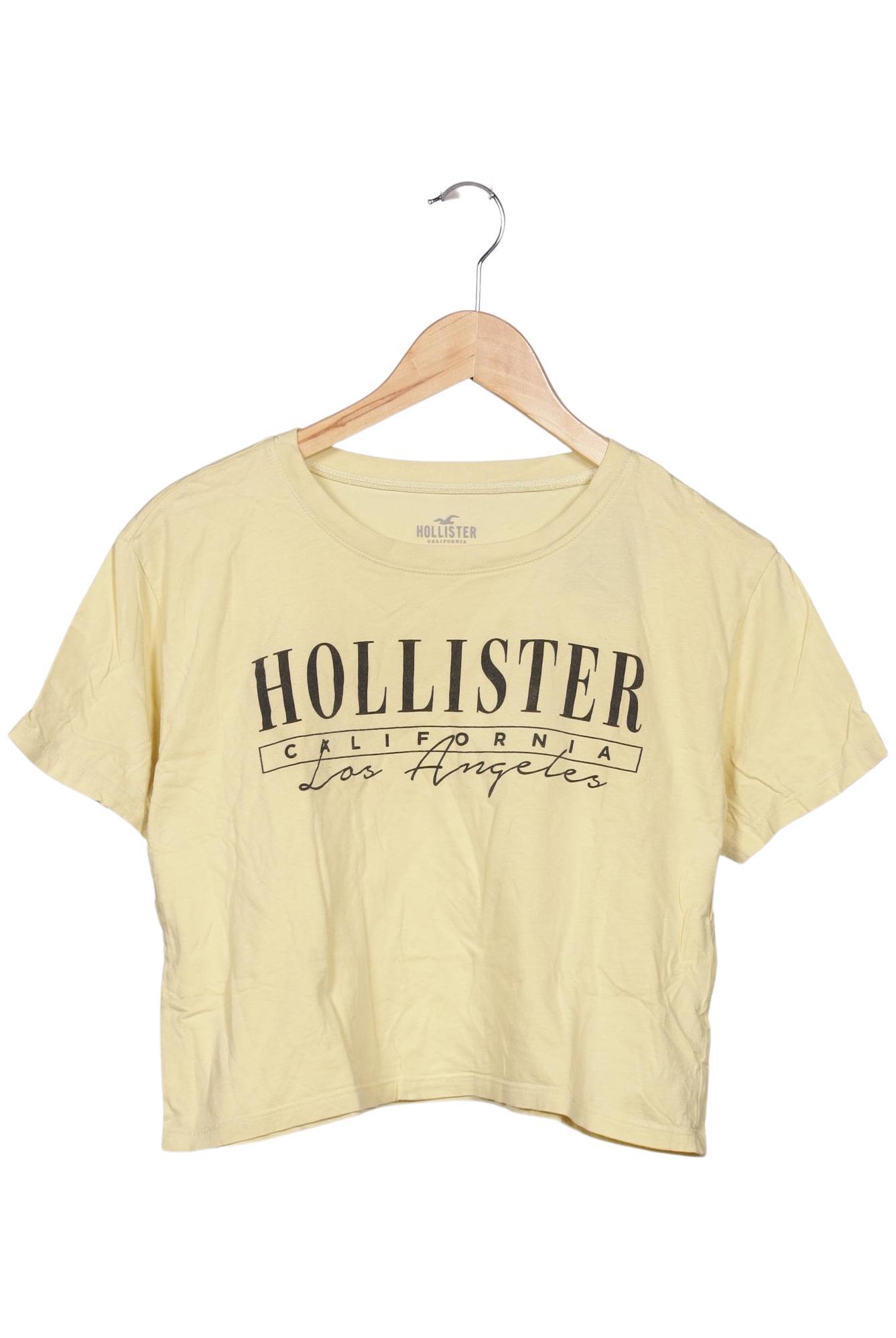 

Hollister Damen T-Shirt, gelb, Gr. 36