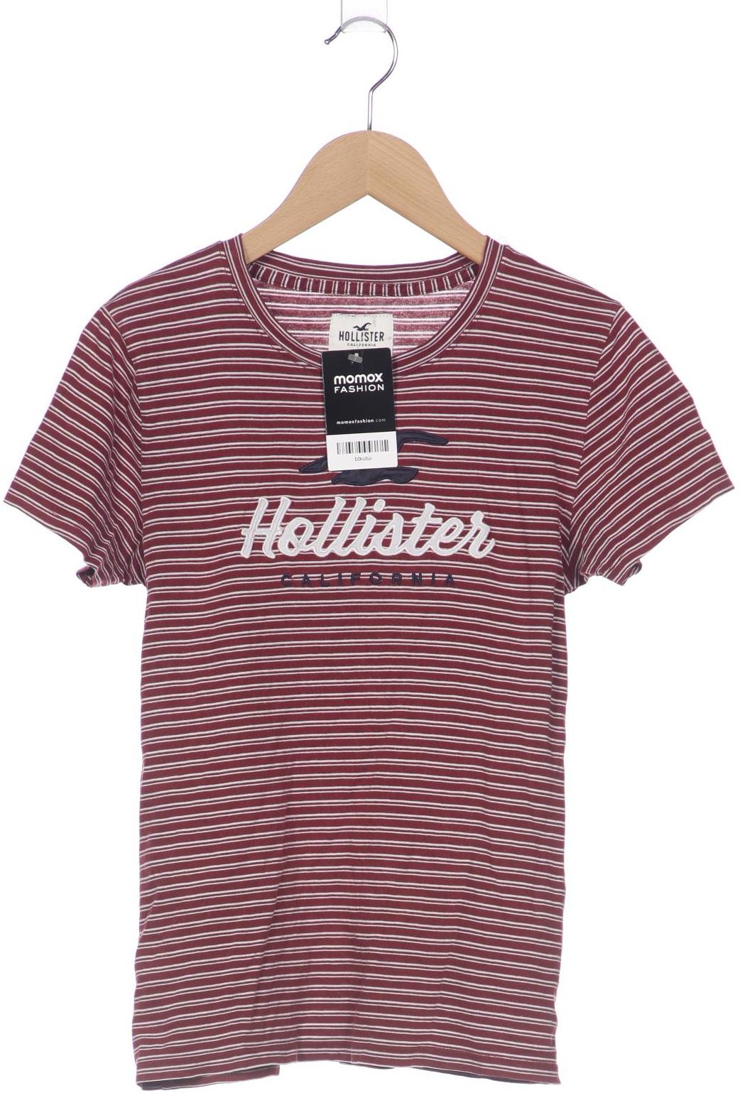 

Hollister Damen T-Shirt, bordeaux, Gr. 36