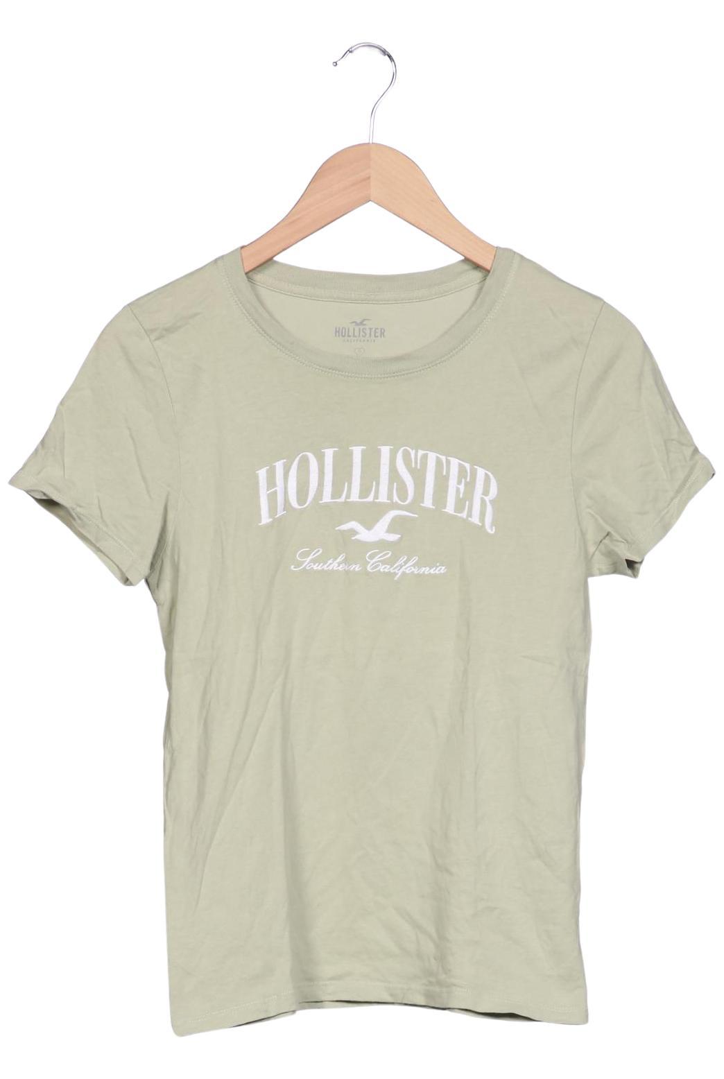

Hollister Damen T-Shirt, hellgrün, Gr. 36