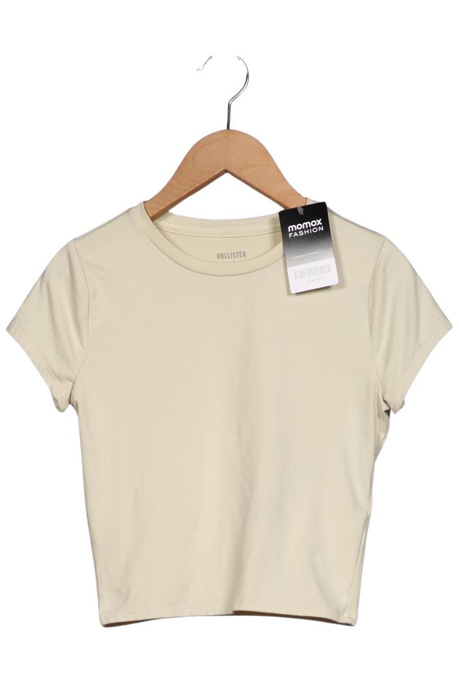 

Hollister Damen T-Shirt, cremeweiß, Gr. 36