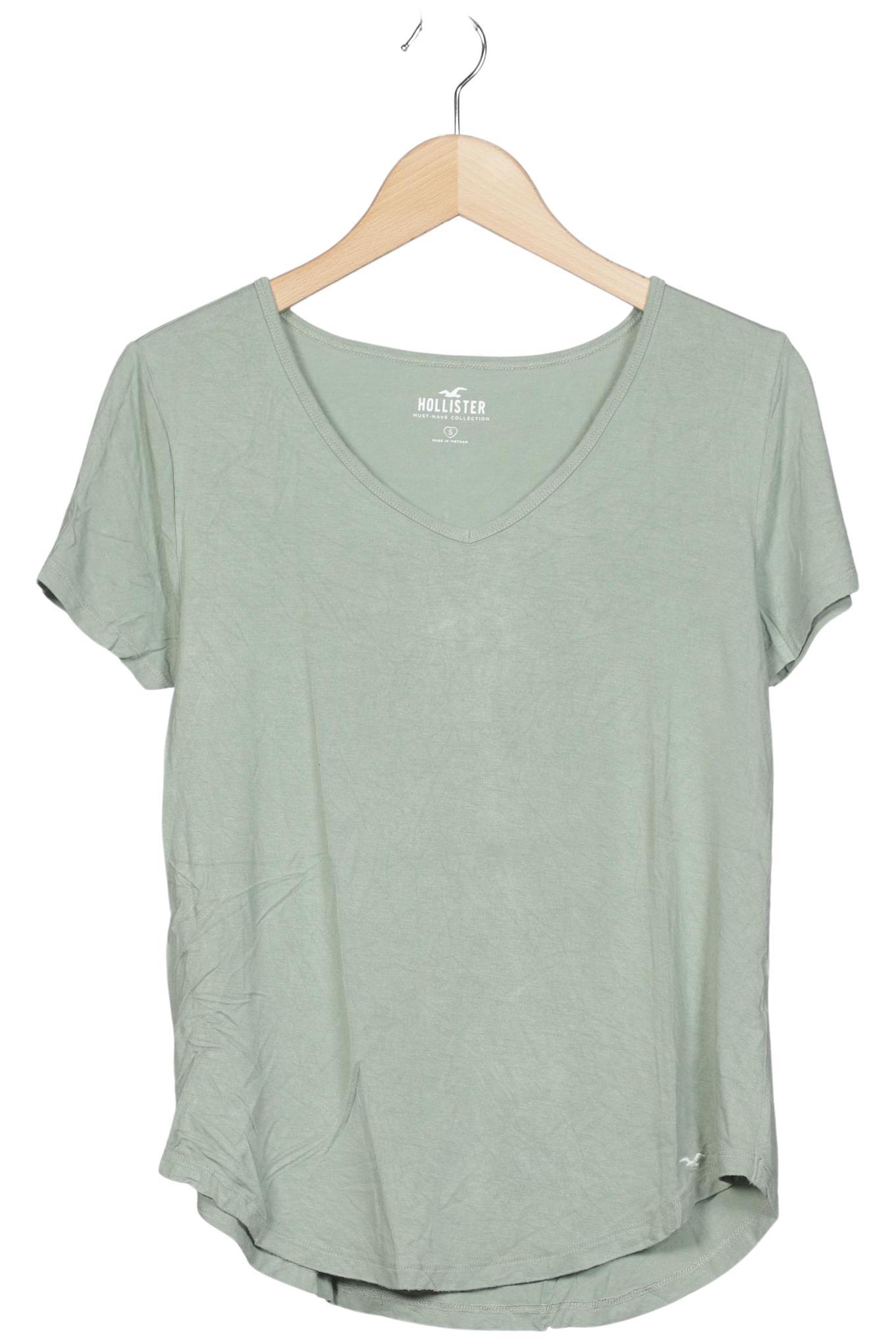 

Hollister Damen T-Shirt, hellgrün, Gr. 36
