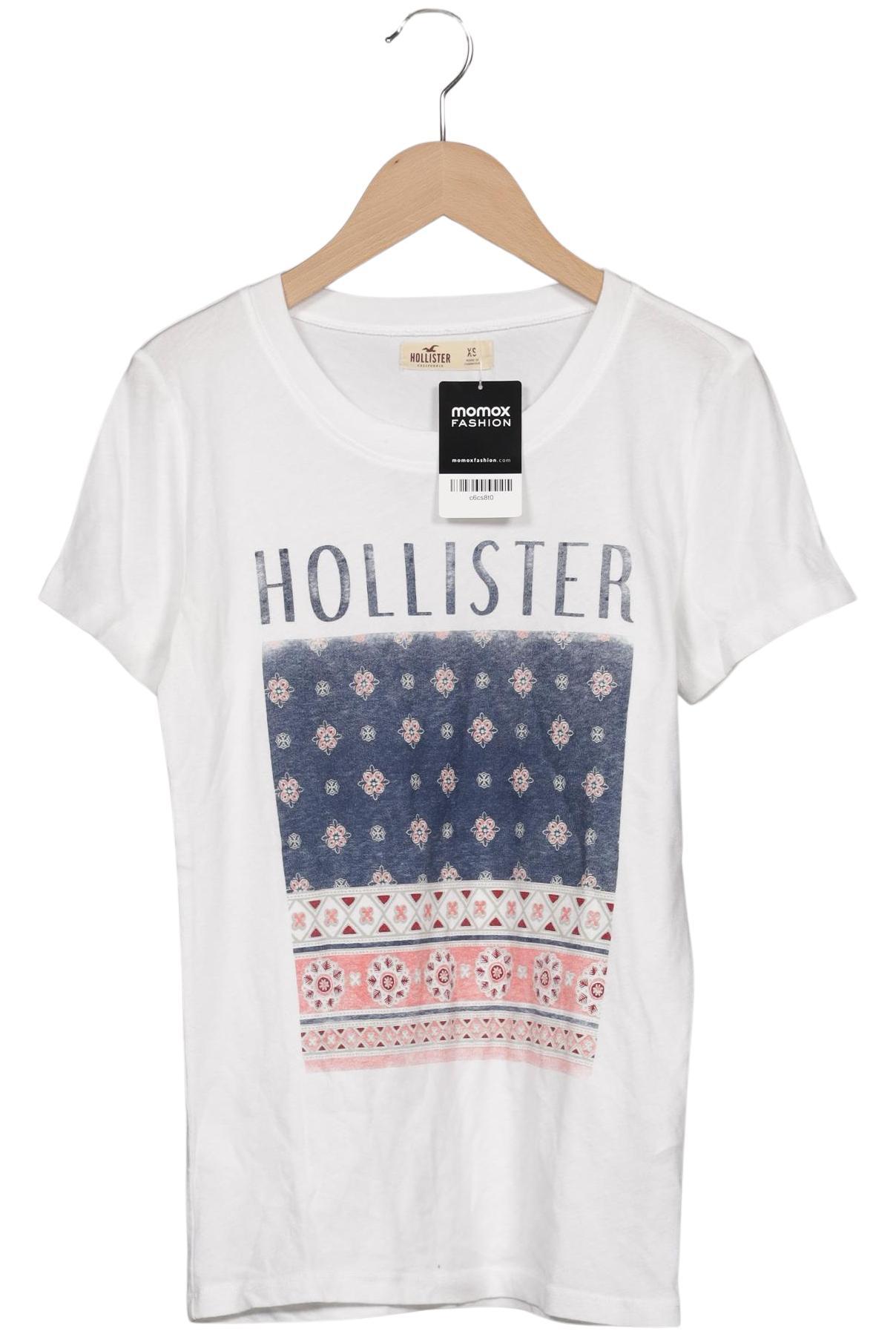 

Hollister Damen T-Shirt, weiß, Gr. 34