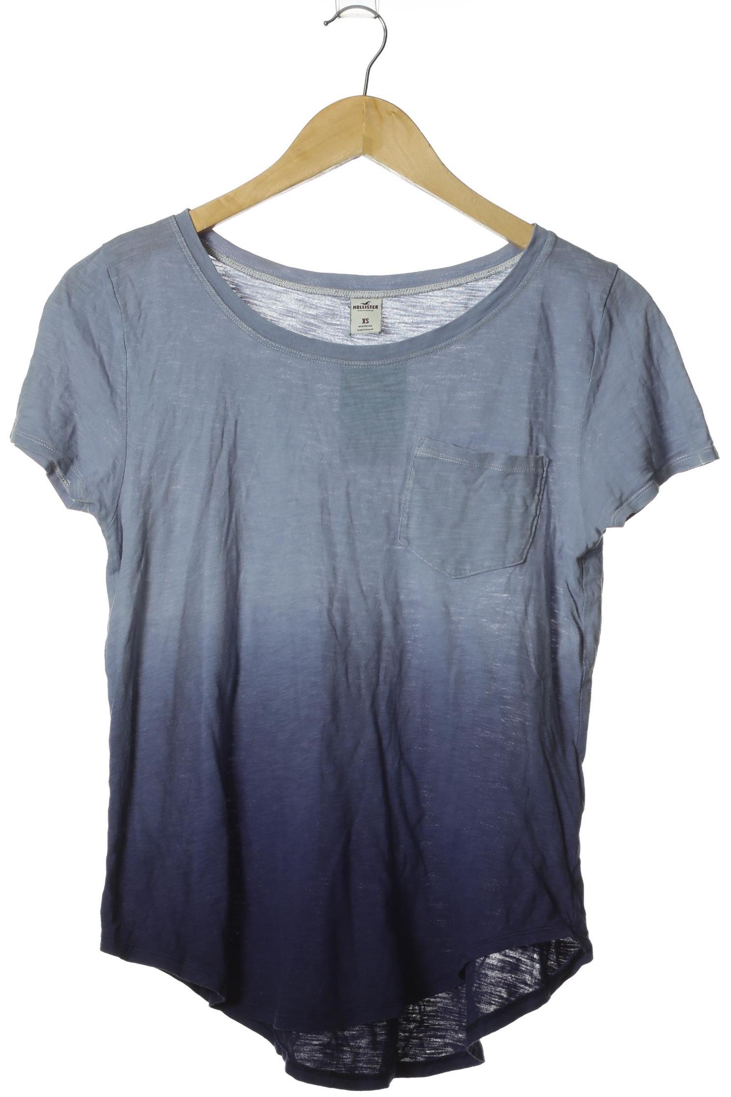 

Hollister Damen T-Shirt, blau, Gr.