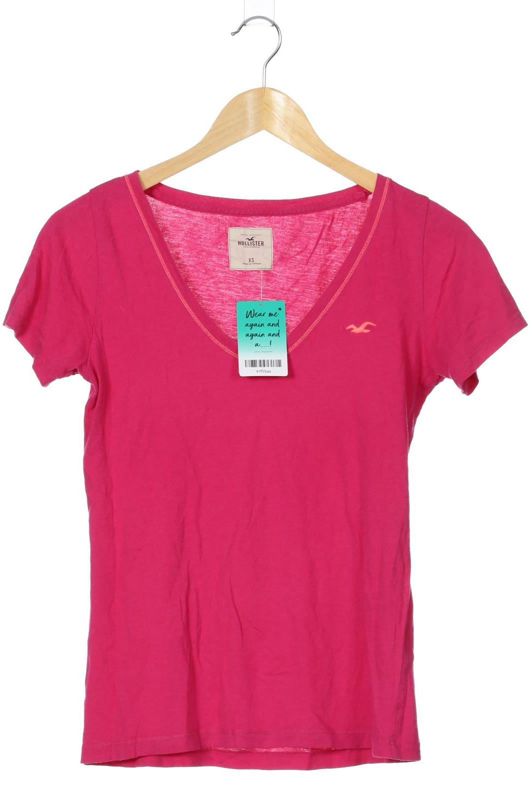 

Hollister Damen T-Shirt, pink, Gr. 34