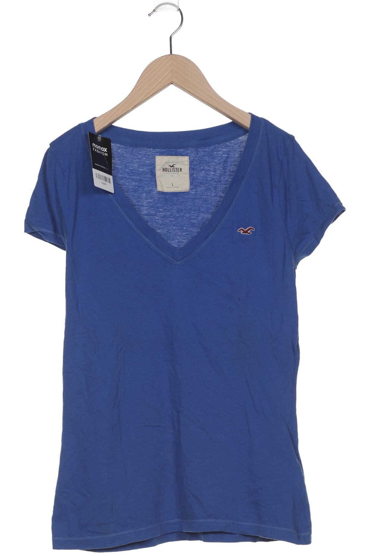 

Hollister Damen T-Shirt, blau, Gr. 42