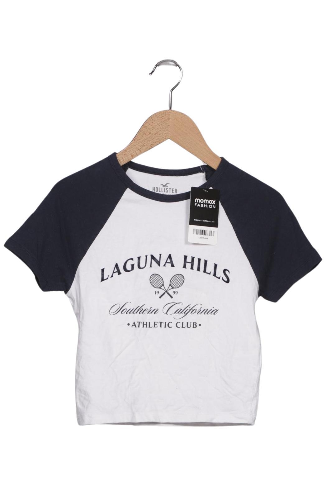

Hollister Damen T-Shirt, weiß, Gr. 34