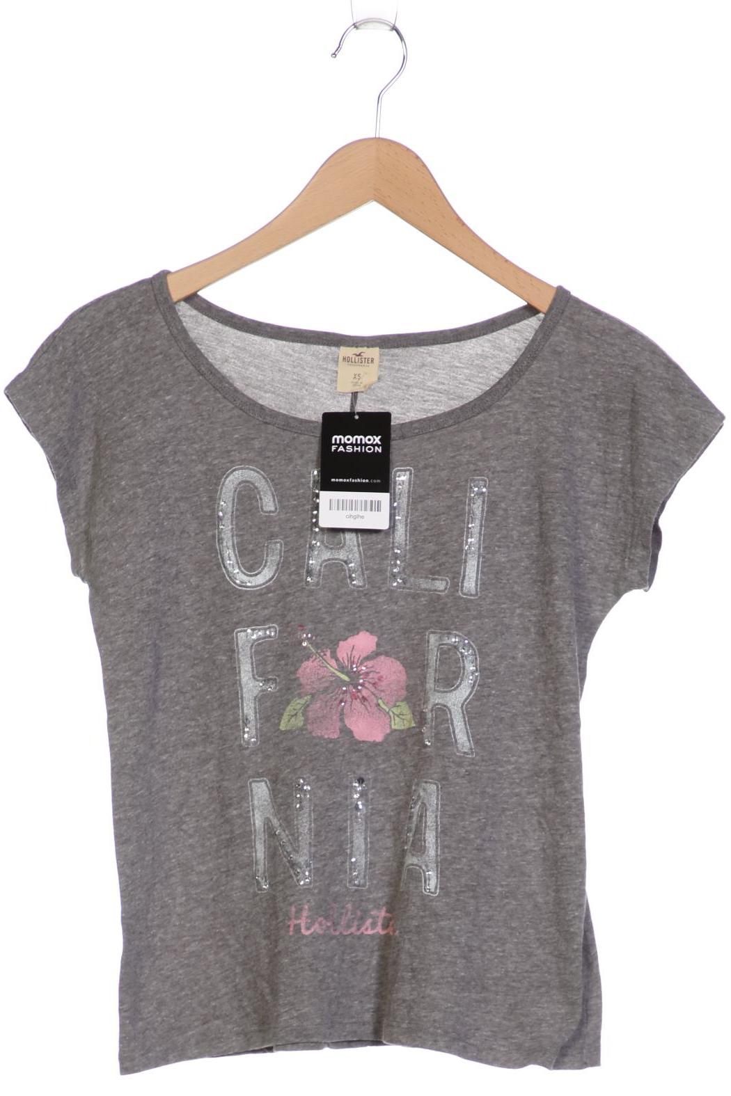 

Hollister Damen T-Shirt, grau, Gr. 34