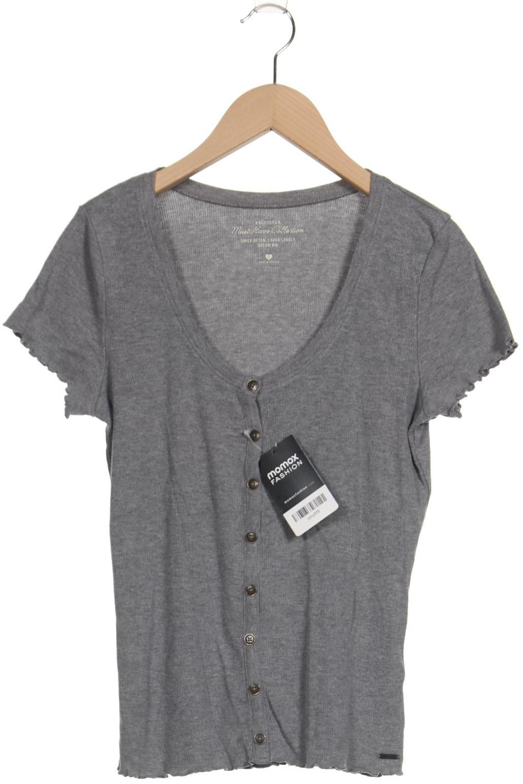 

Hollister Damen T-Shirt, grau, Gr. 36