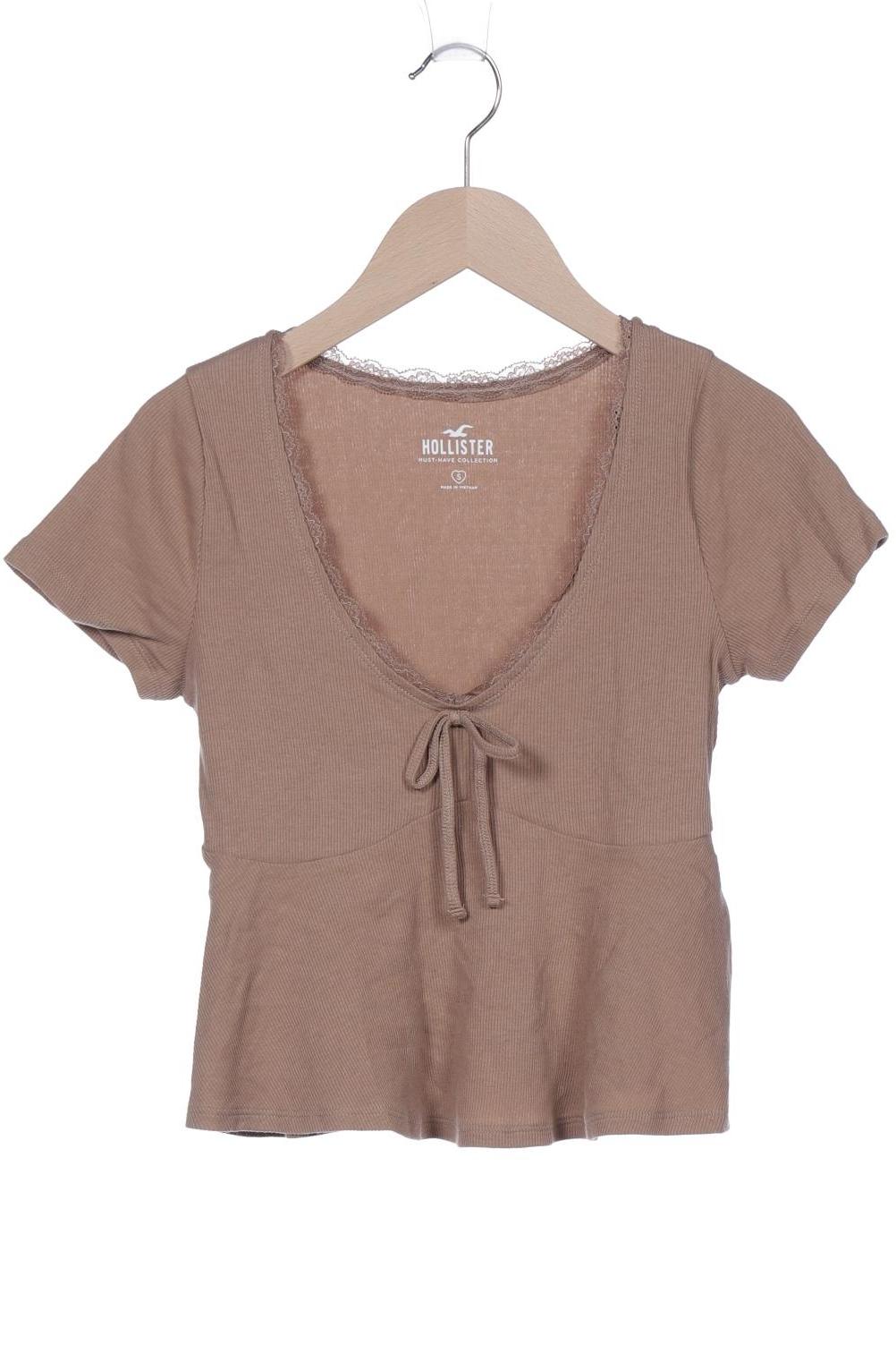 

Hollister Damen T-Shirt, braun, Gr. 36
