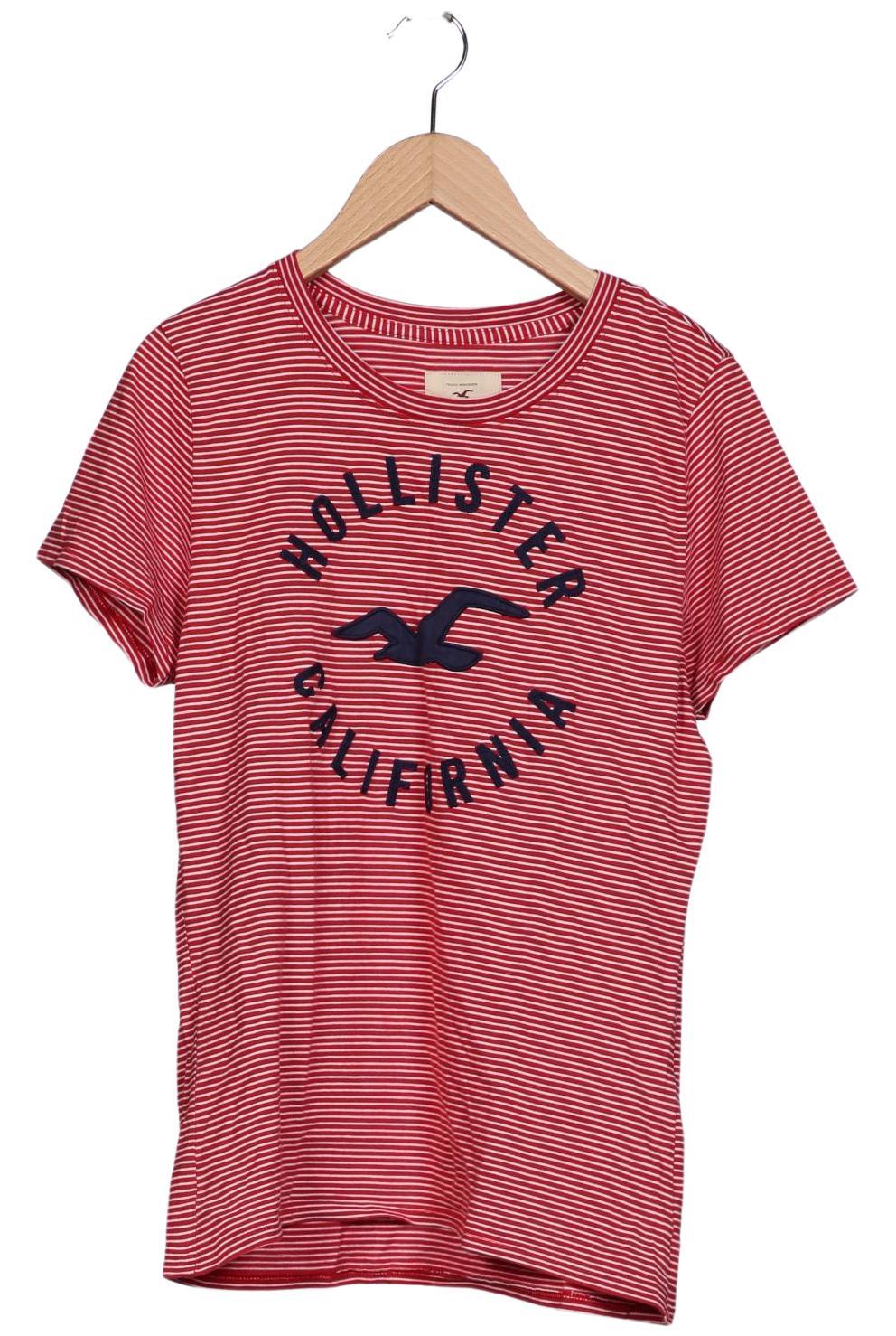 

Hollister Damen T-Shirt, bordeaux, Gr. 38