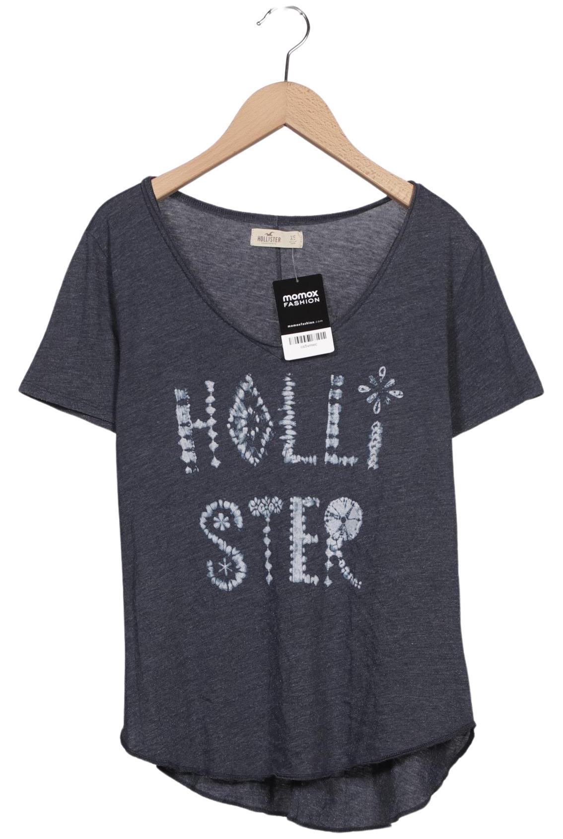 

Hollister Damen T-Shirt, marineblau, Gr. 34