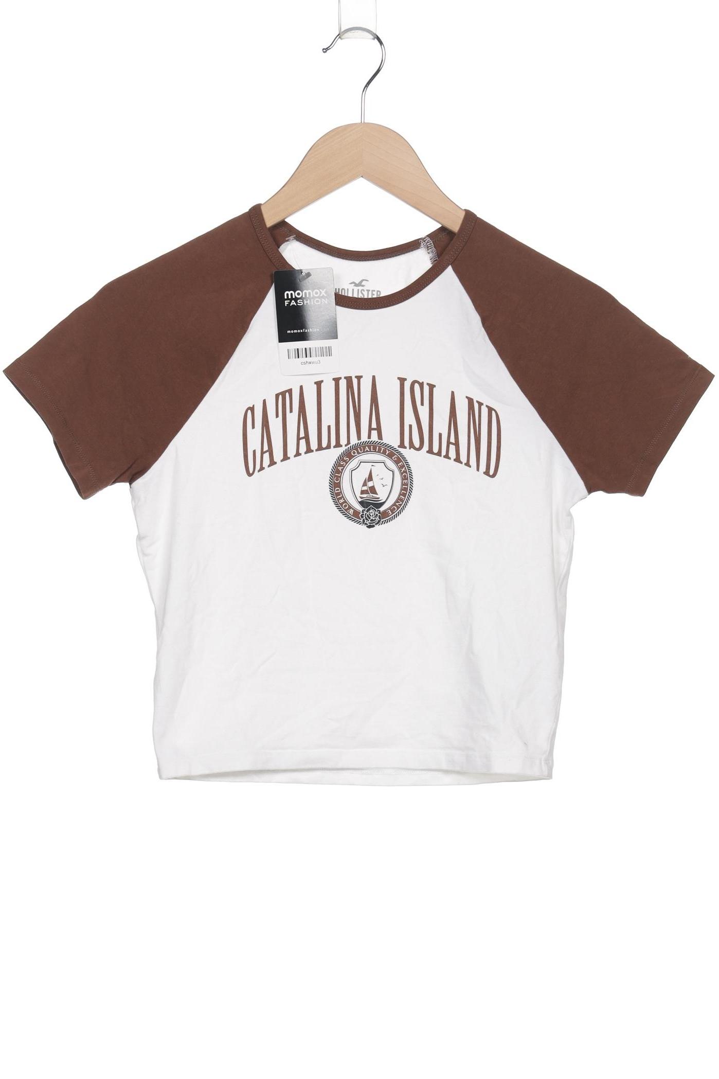 

Hollister Damen T-Shirt, weiß, Gr. 38
