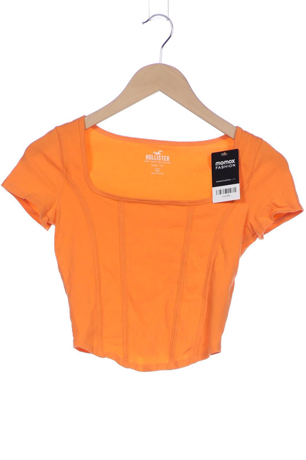 

Hollister Damen T-Shirt, orange, Gr. 36