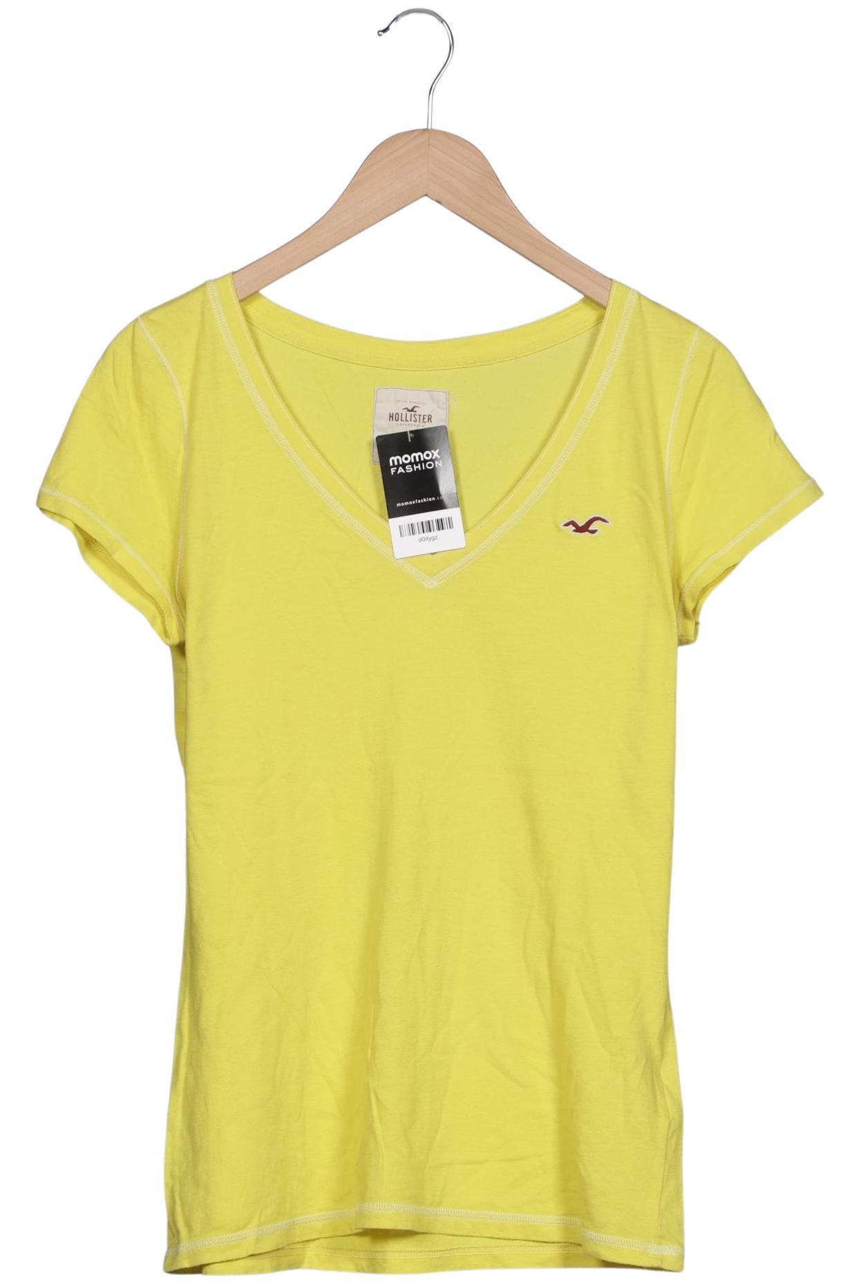 

Hollister Damen T-Shirt, gelb, Gr. 42