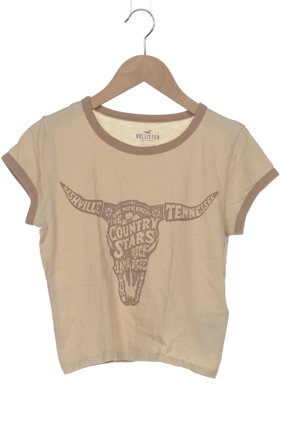 

Hollister Damen T-Shirt, beige, Gr. 34
