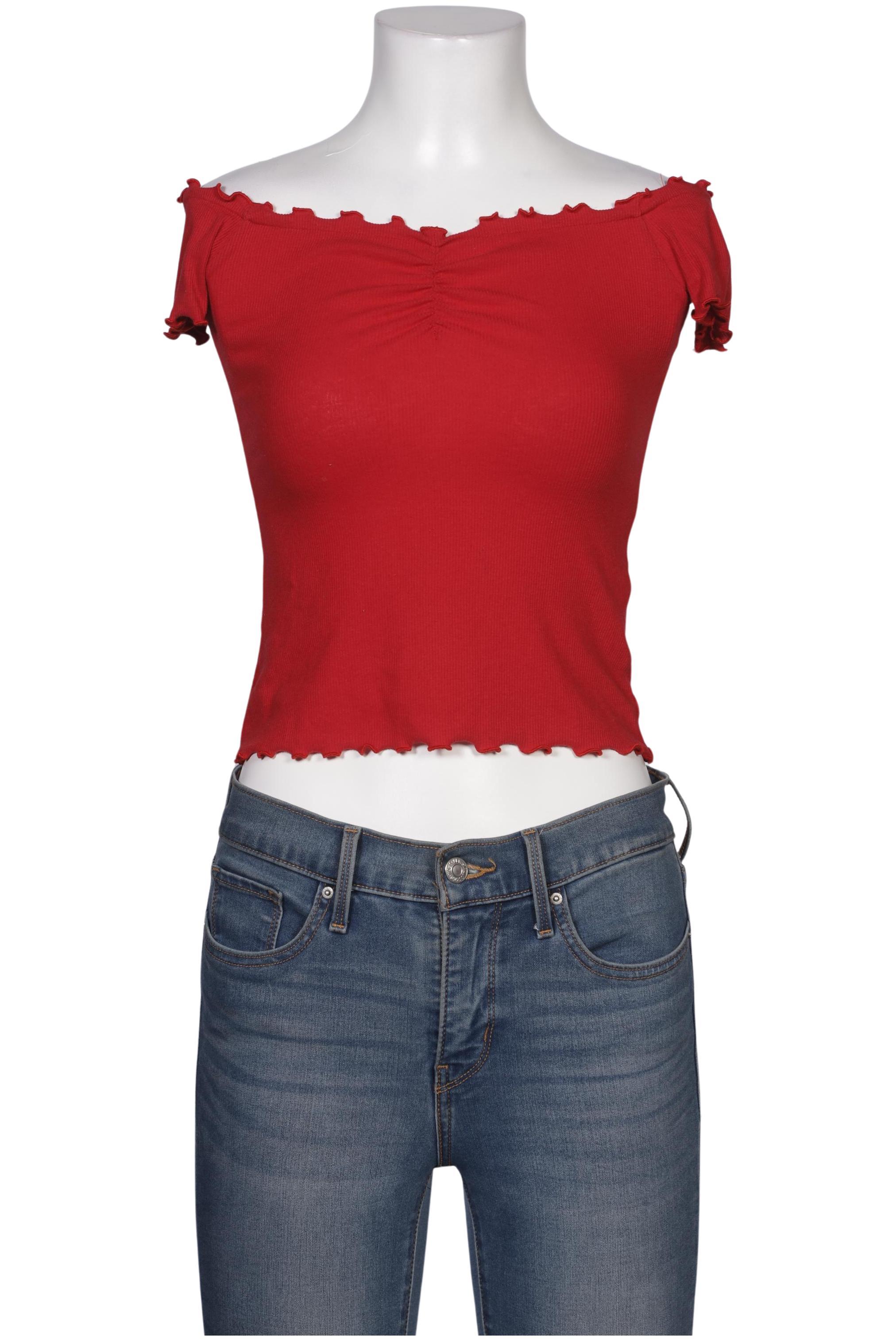 

Hollister Damen T-Shirt, rot, Gr. 36