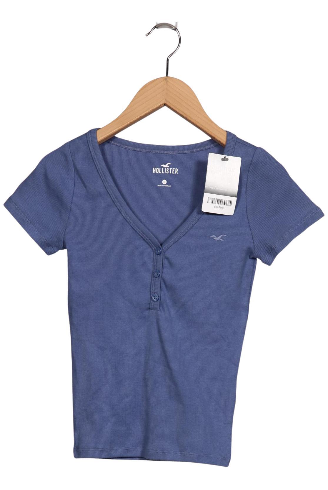 

Hollister Damen T-Shirt, blau, Gr. 34