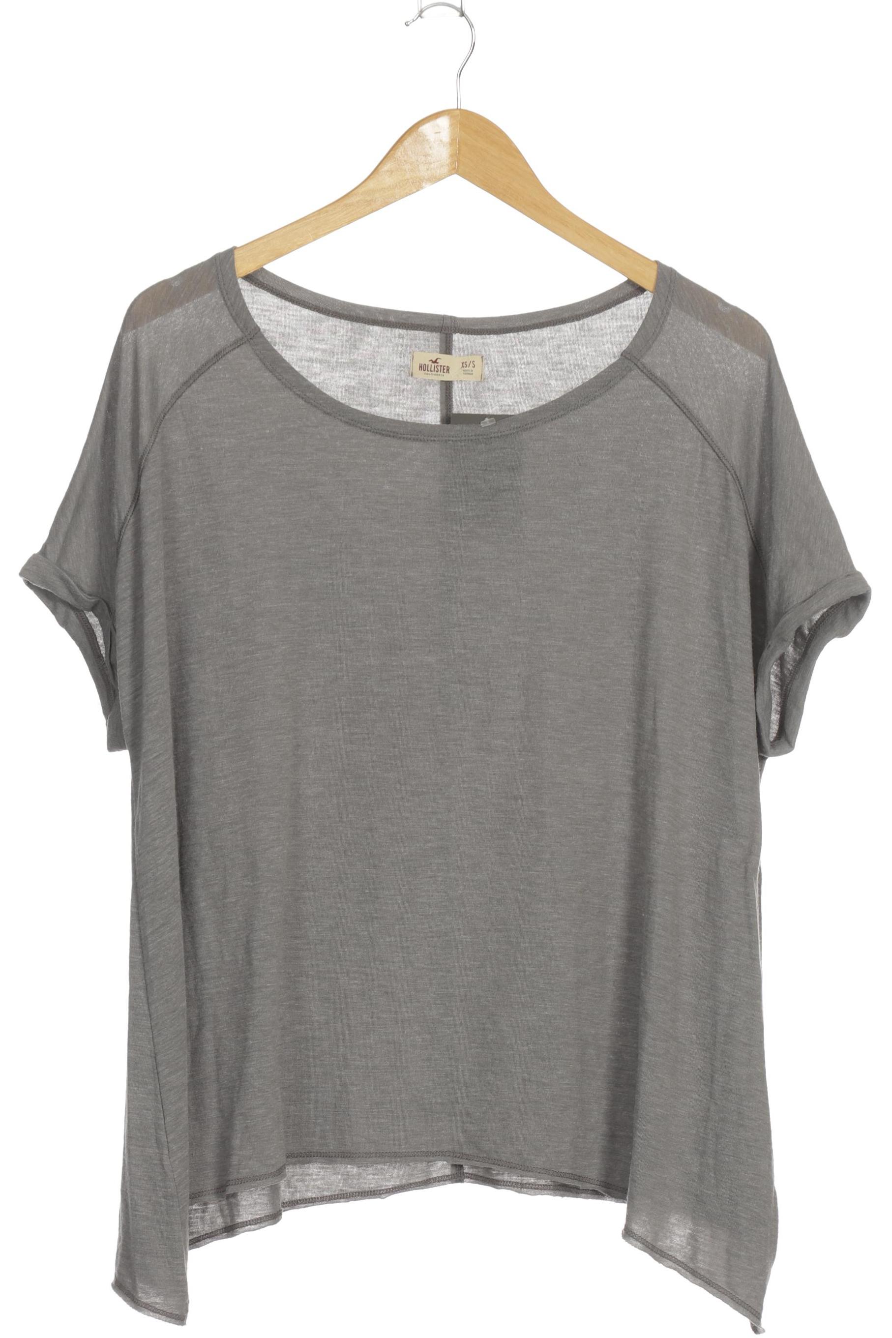 

Hollister Damen T-Shirt, grau, Gr.