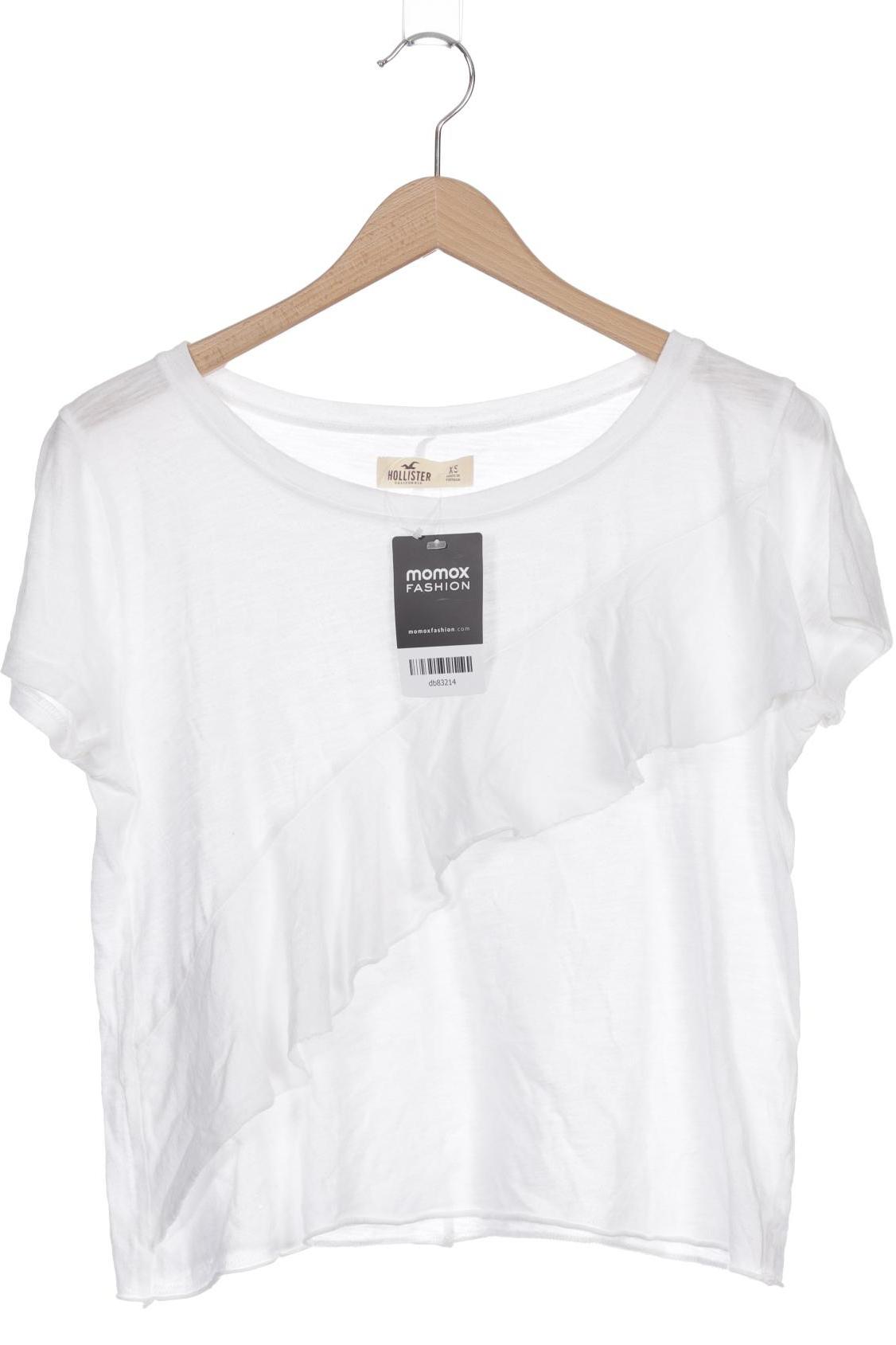

Hollister Damen T-Shirt, weiß, Gr. 34