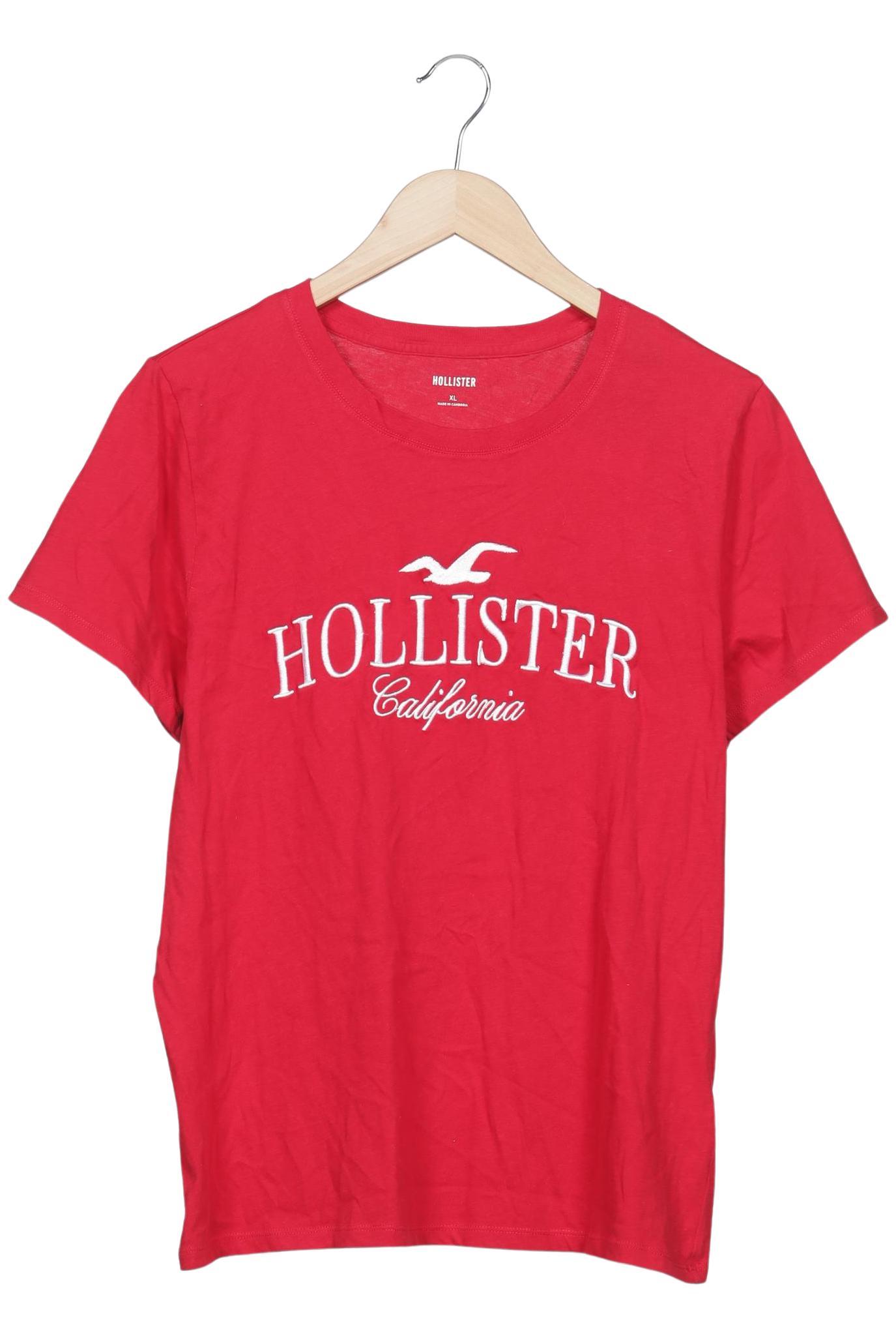 

Hollister Damen T-Shirt, rot, Gr. 44