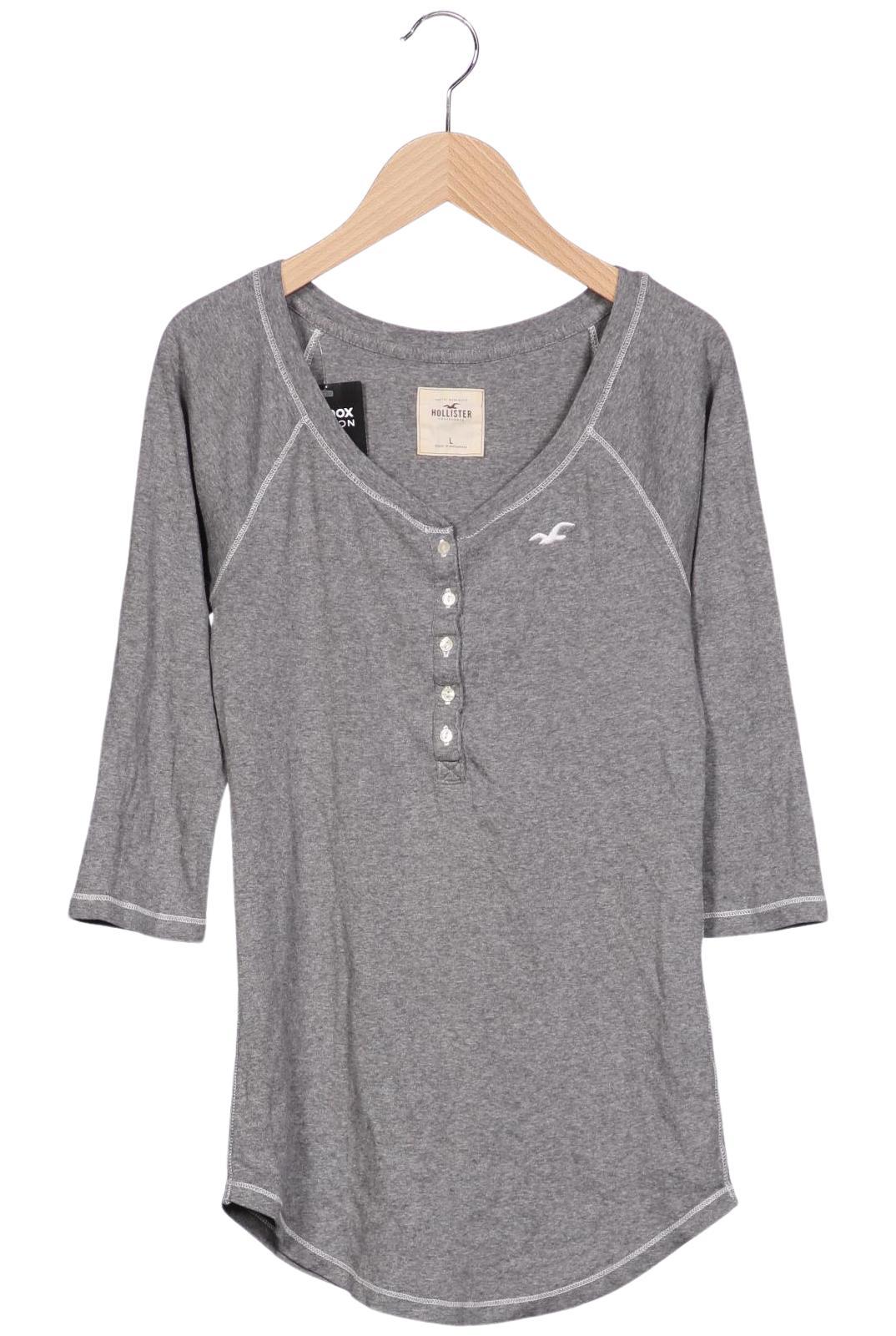 

Hollister Damen T-Shirt, grau, Gr. 42