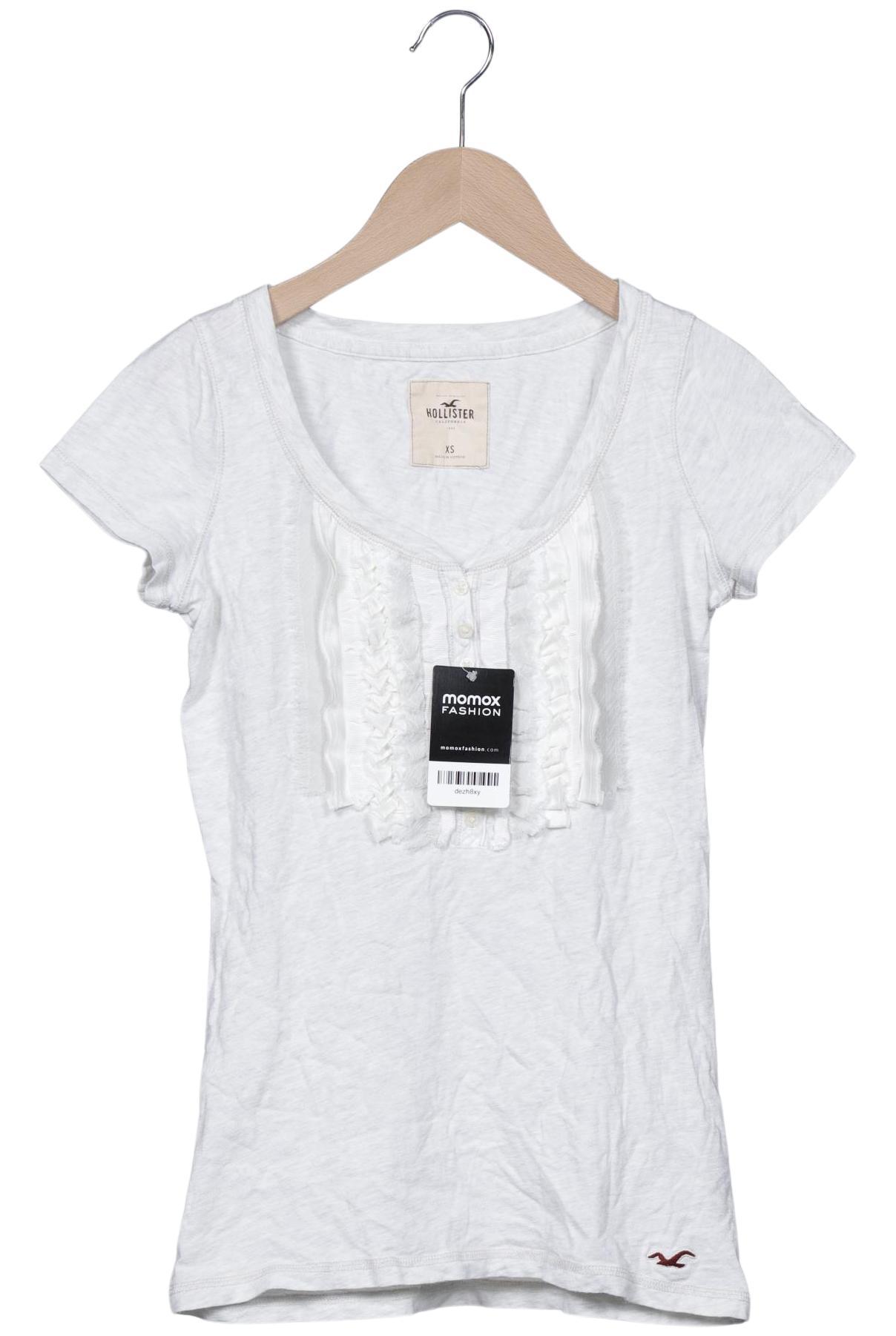 

Hollister Damen T-Shirt, weiß, Gr. 34