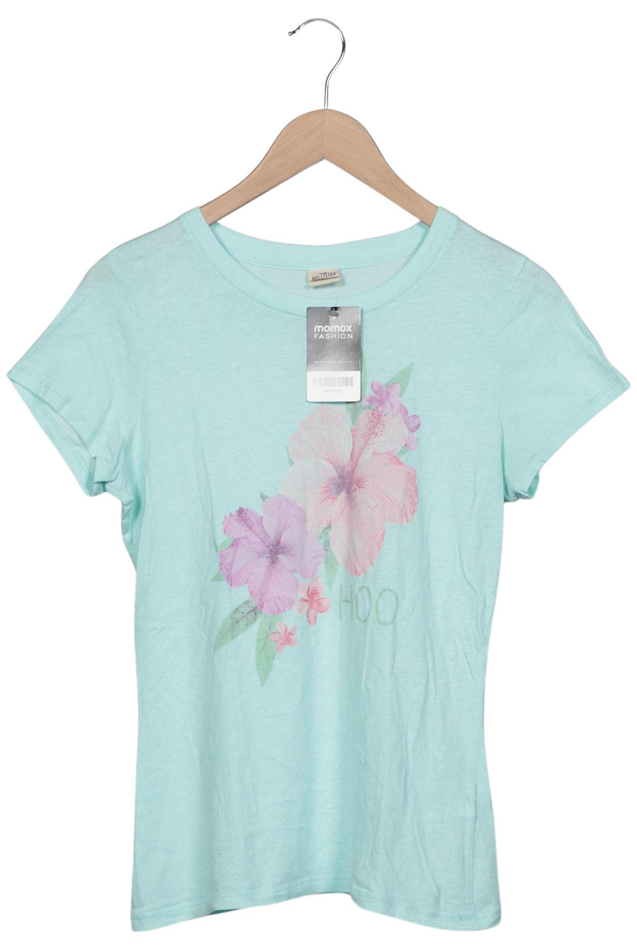 

Hollister Damen T-Shirt, türkis, Gr. 42