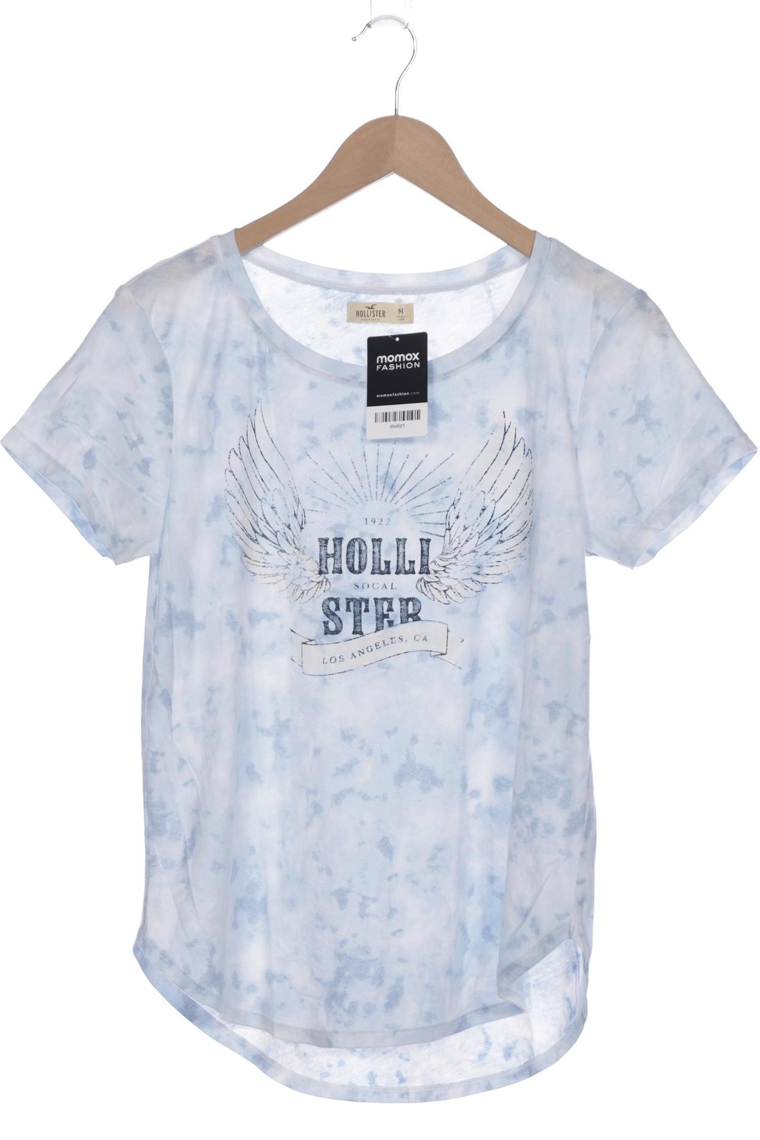 

Hollister Damen T-Shirt, hellblau, Gr. 38