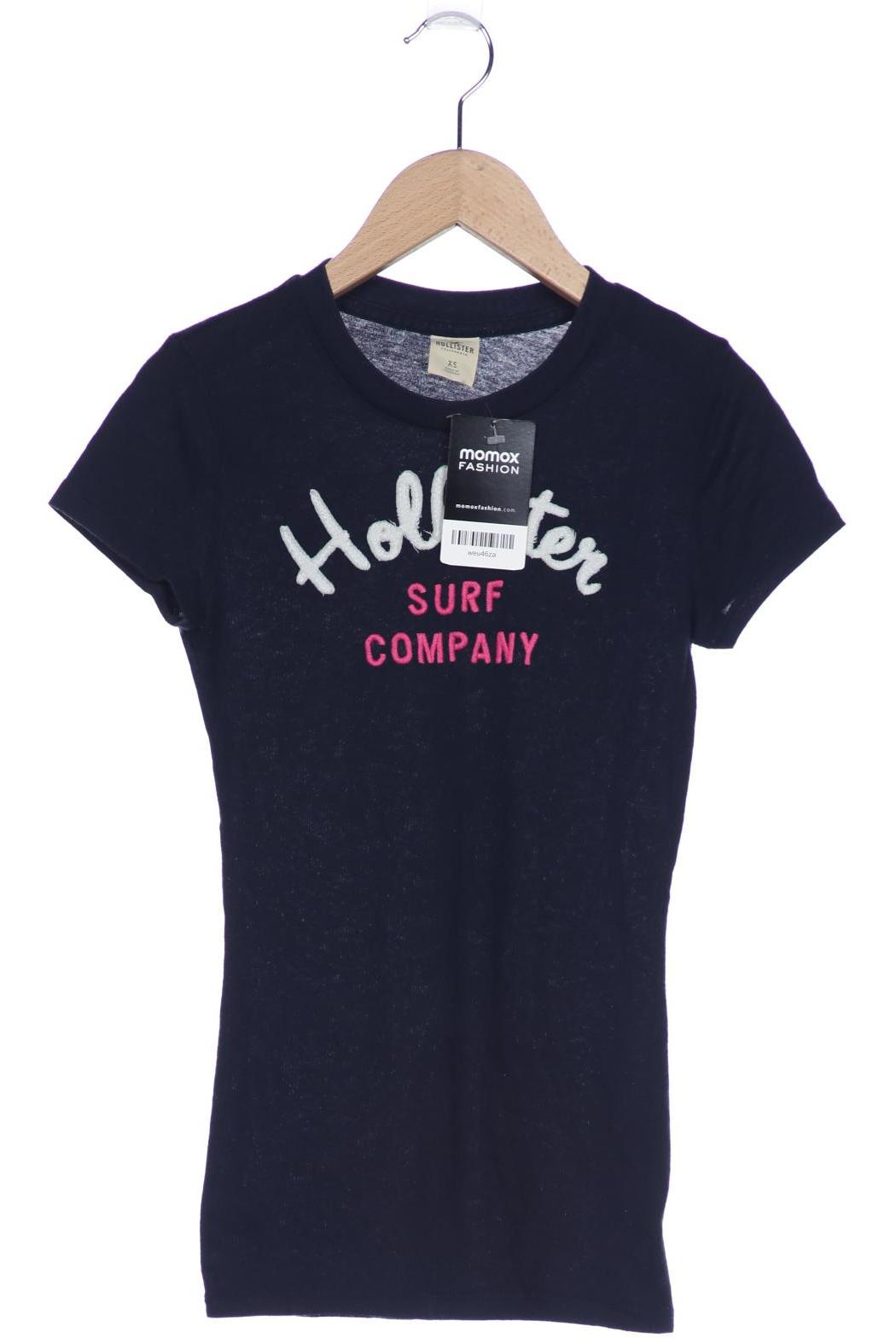 

Hollister Damen T-Shirt, marineblau, Gr. 34