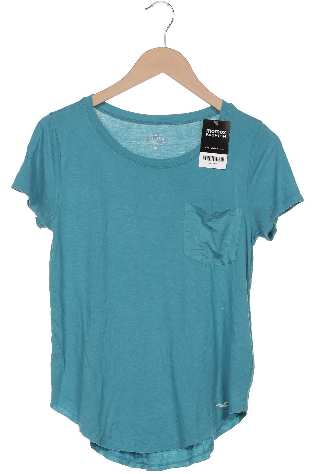 

Hollister Damen T-Shirt, türkis, Gr. 34