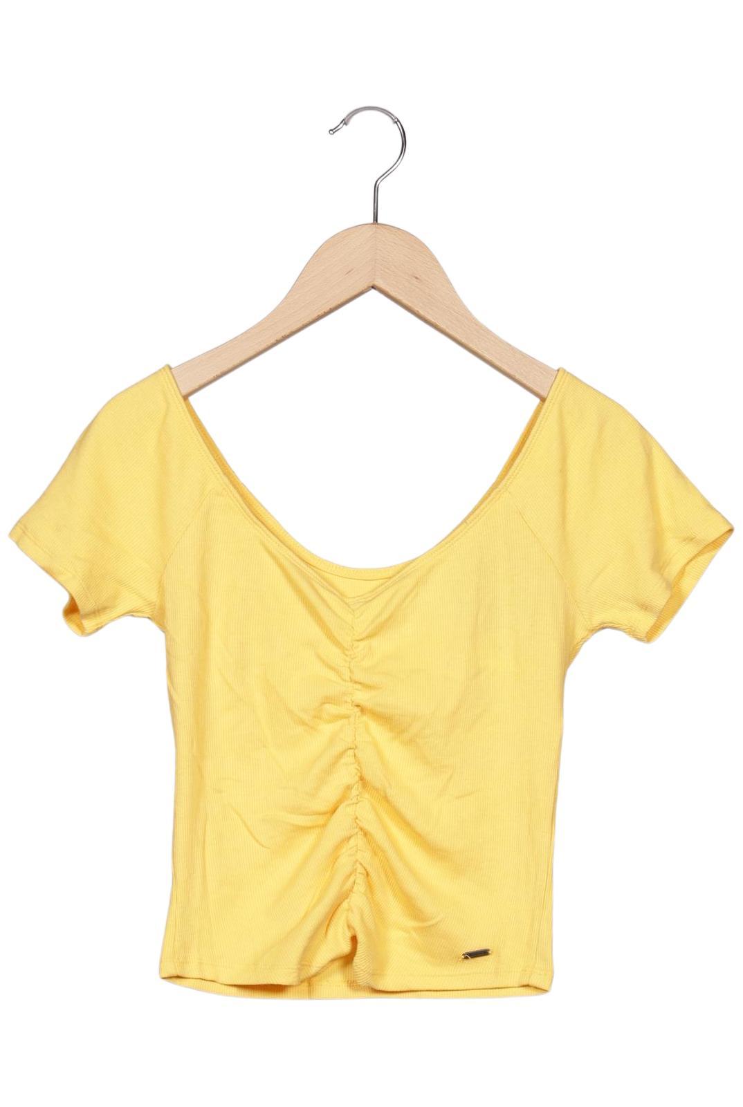 

Hollister Damen T-Shirt, gelb, Gr. 36