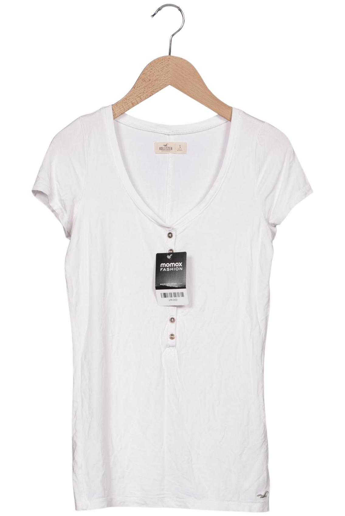 

Hollister Damen T-Shirt, weiß, Gr. 36
