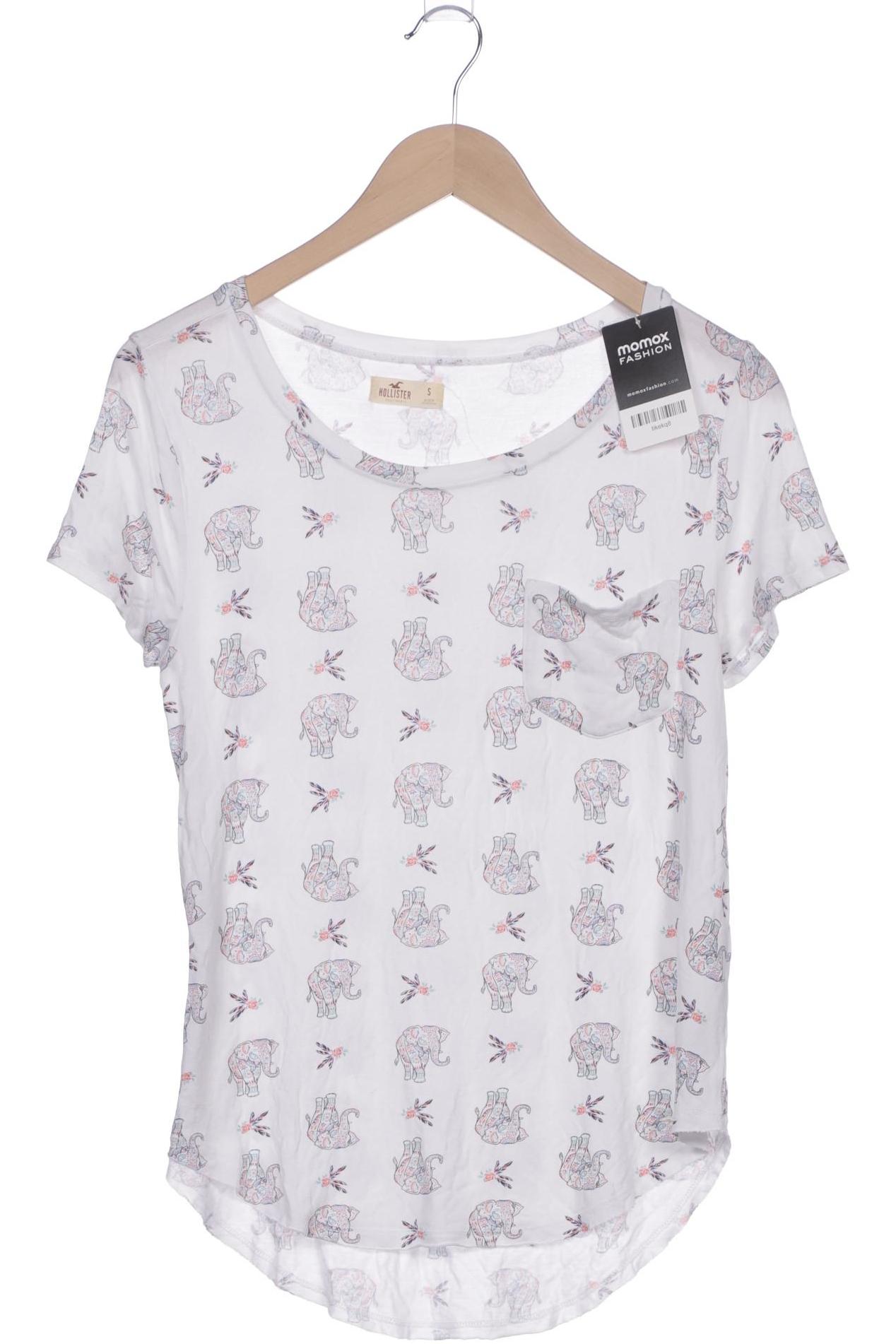 

Hollister Damen T-Shirt, weiß, Gr. 36