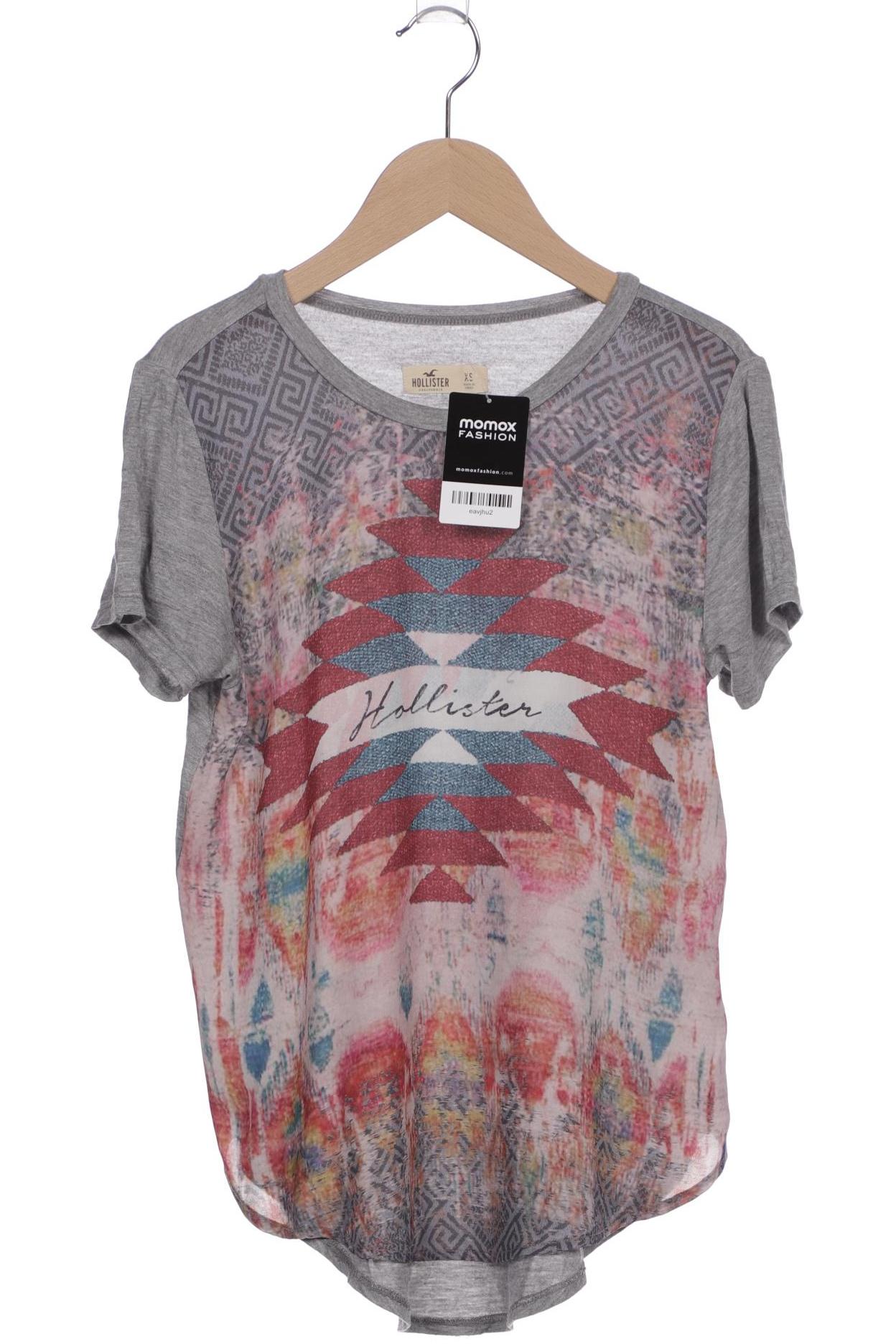 

Hollister Damen T-Shirt, grau, Gr. 34