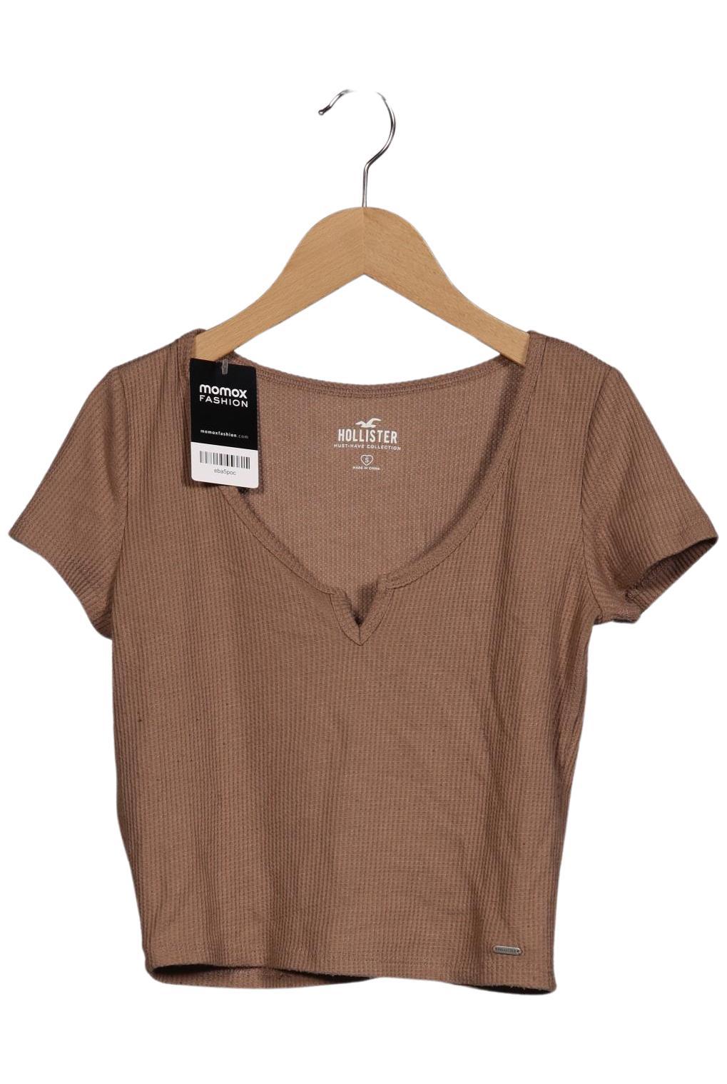 

Hollister Damen T-Shirt, braun, Gr. 36