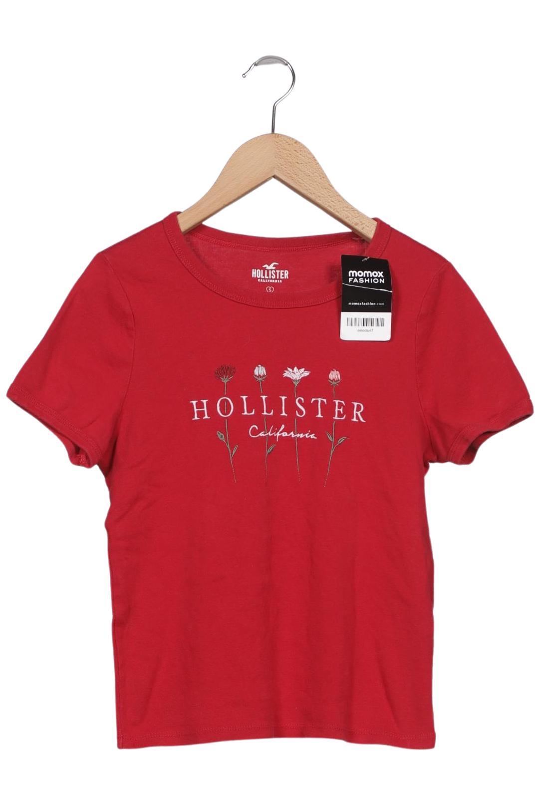 

Hollister Damen T-Shirt, rot, Gr. 36