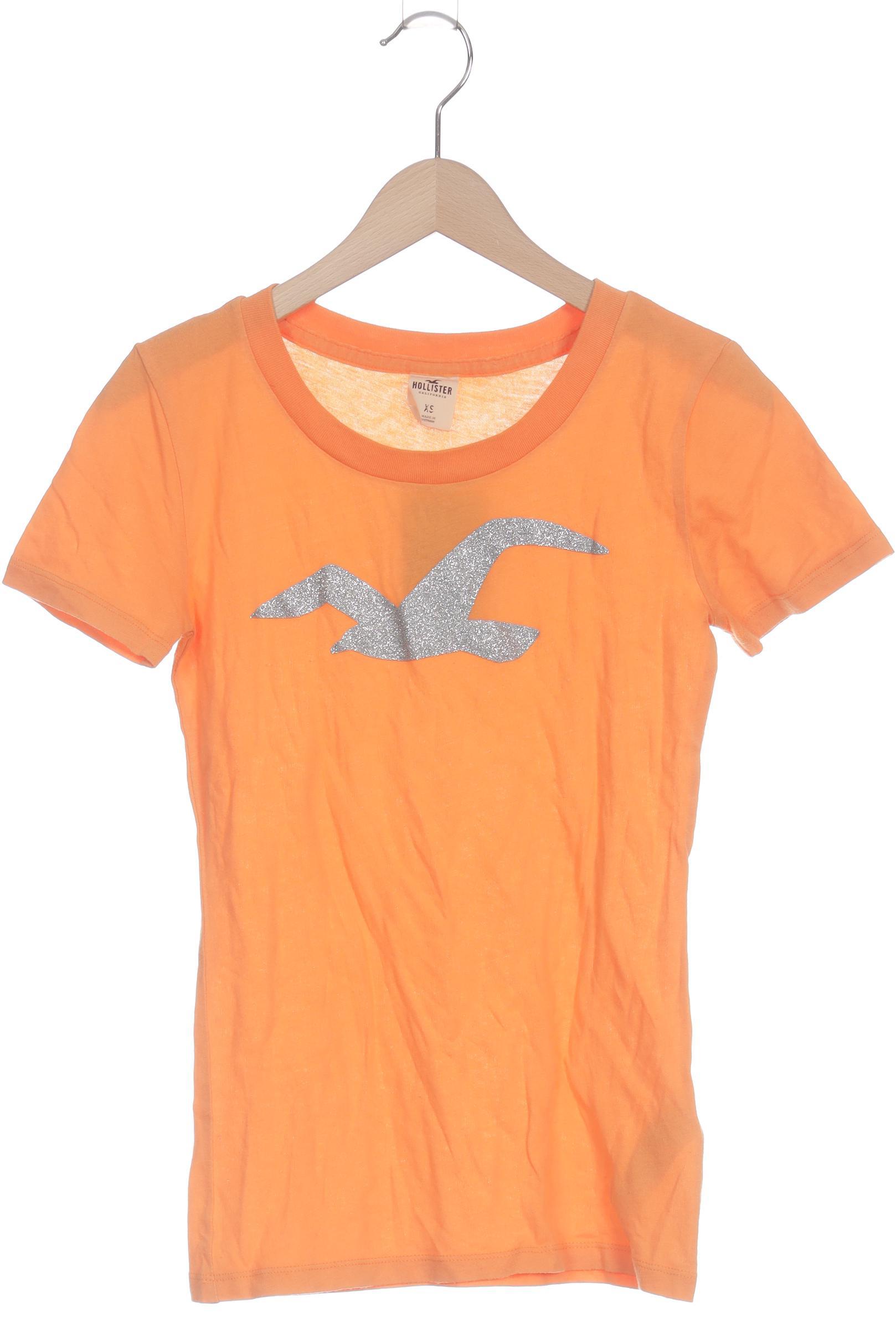 

Hollister Damen T-Shirt, orange, Gr. 34